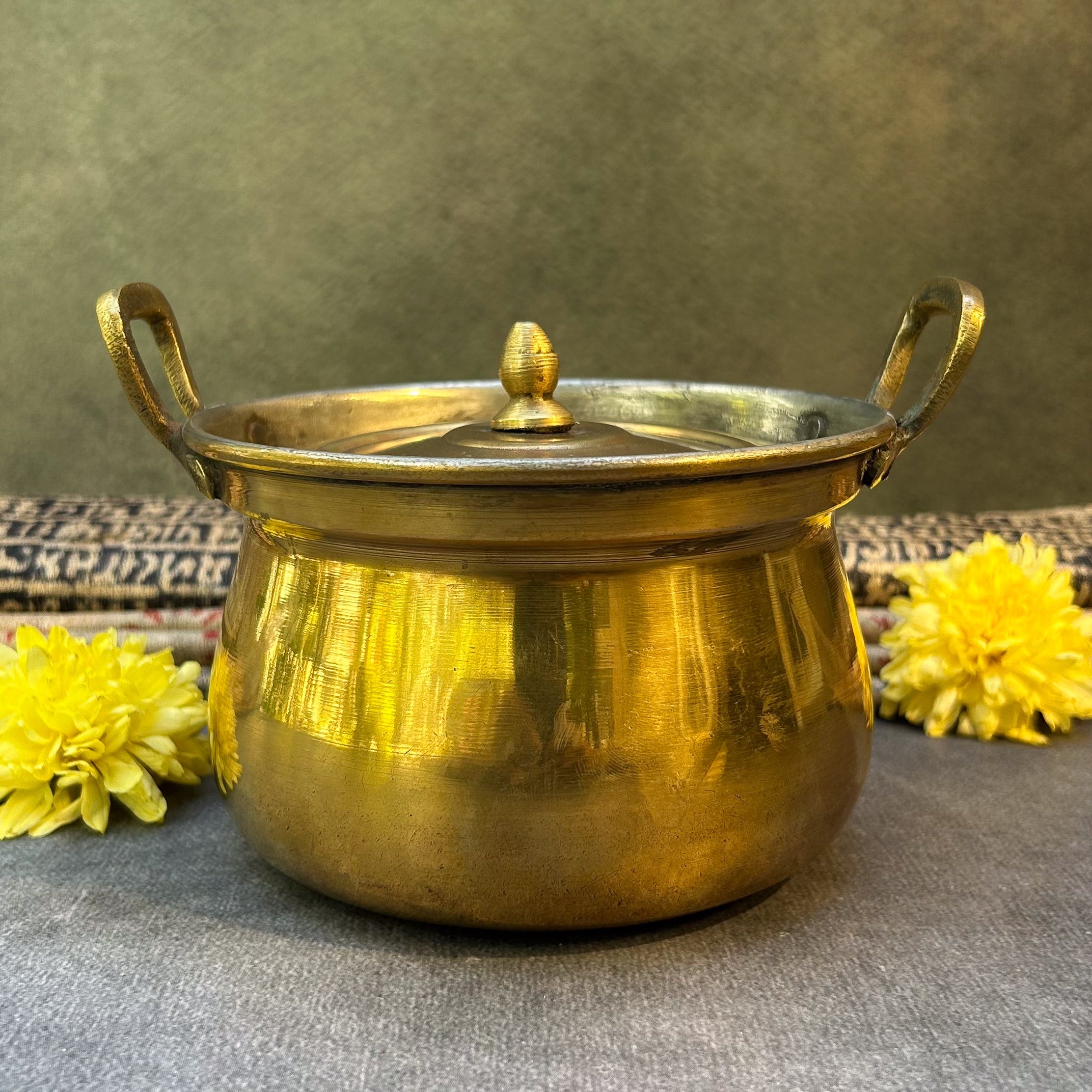 Ambi Traditional Pure Brass Cook & Serve Handi — A Heritage Kitchen Heirloom