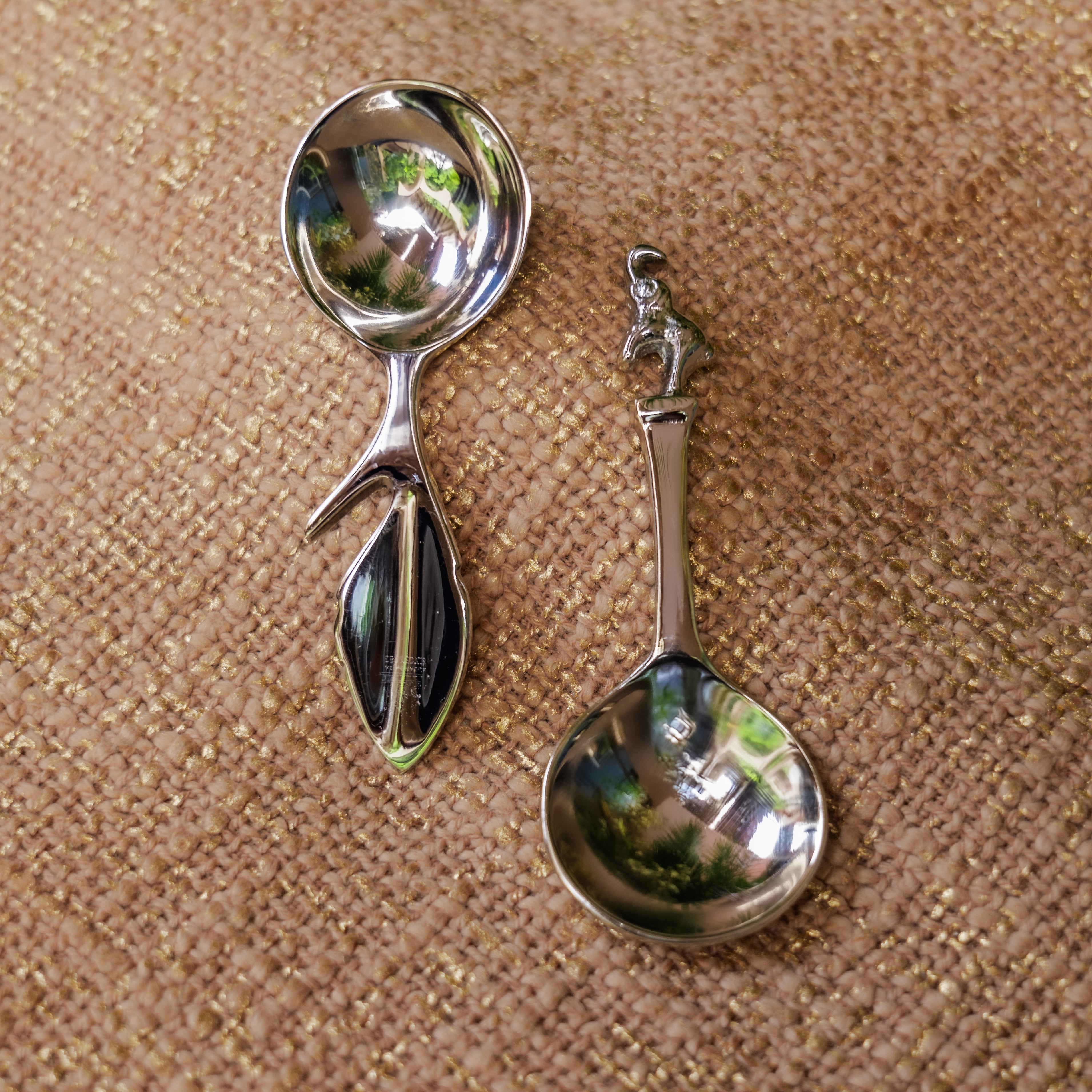 Tea and Coffee Spoon Set - Small - Silver Finish