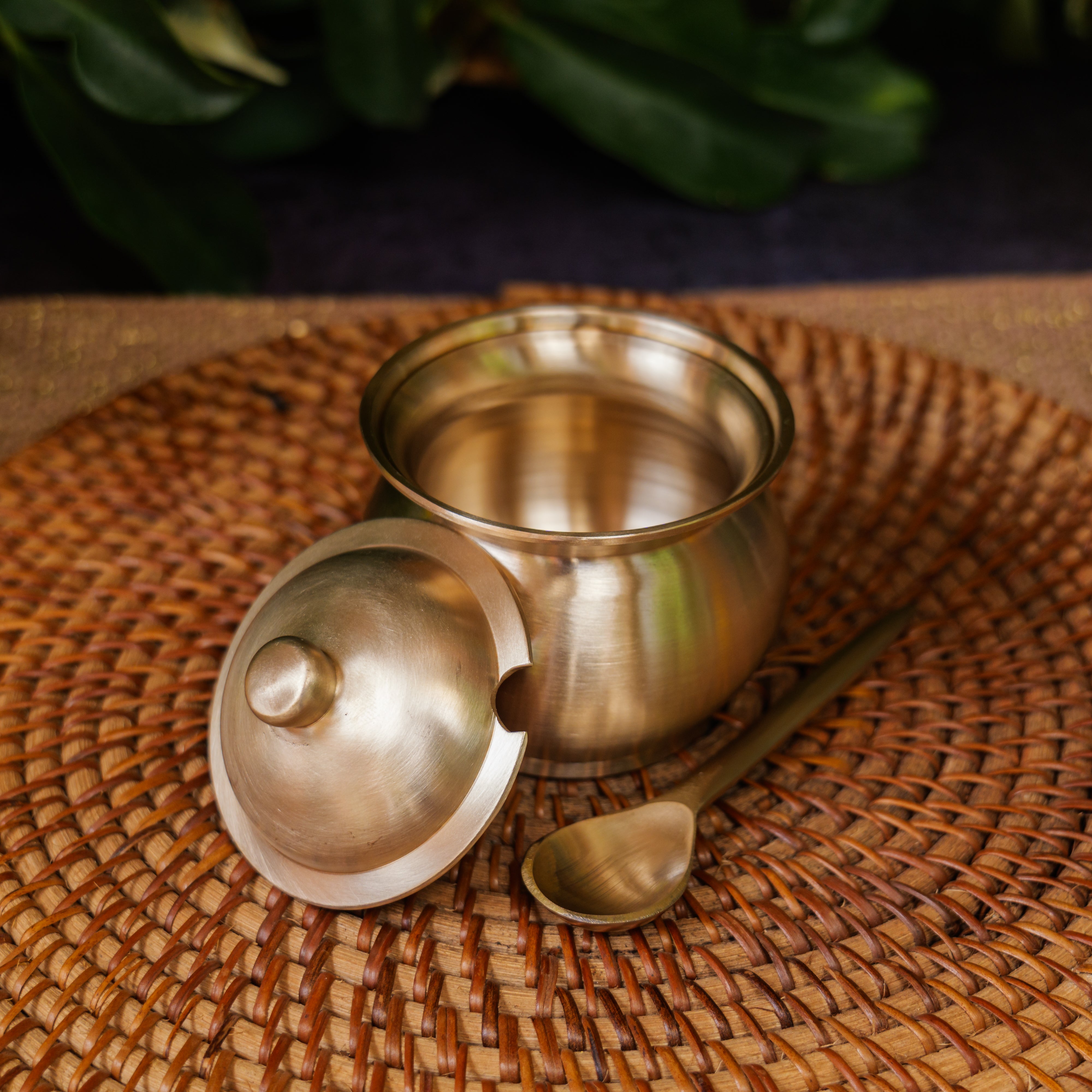 Ambi Heirloom Lead Free Kansa Ghee Pot — An Artisanal Legacy (200 ML)