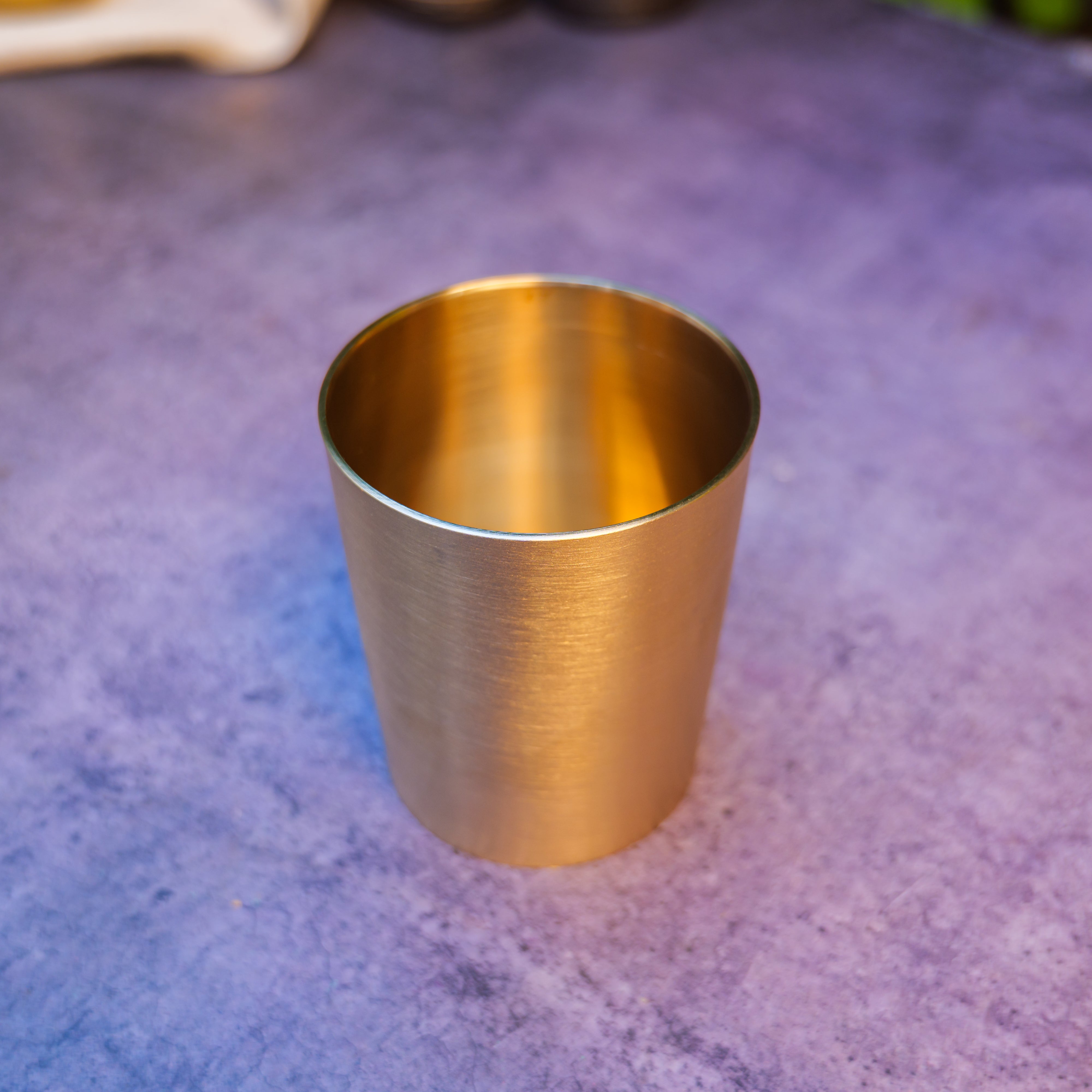 Ambi Pure 100% Lead Free Kansa Tumbler – 250 ML - For Ayurvedic Wellness