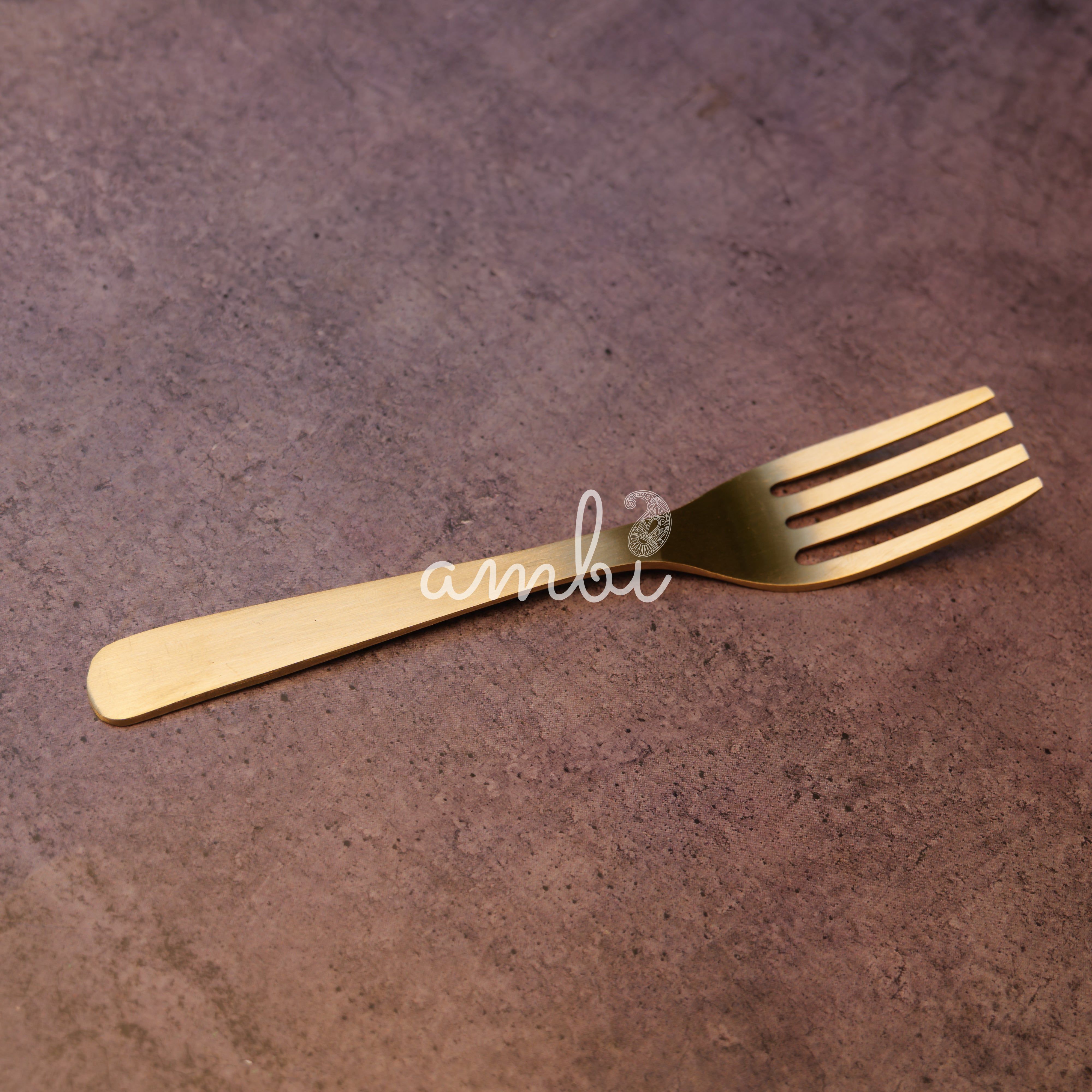 Ambi Pure 100% Lead Free Kansa Fork