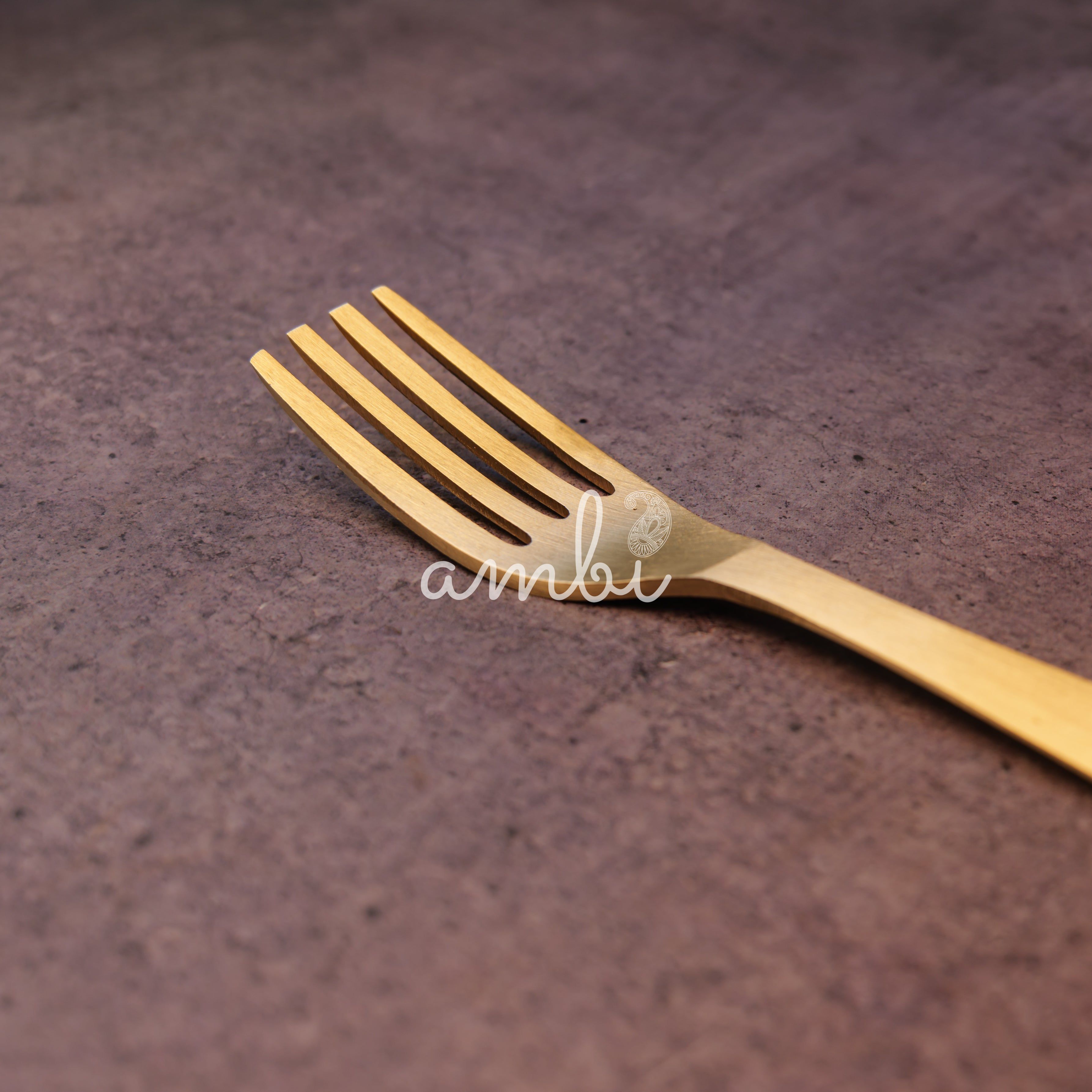 Ambi Pure 100% Lead Free Kansa Fork