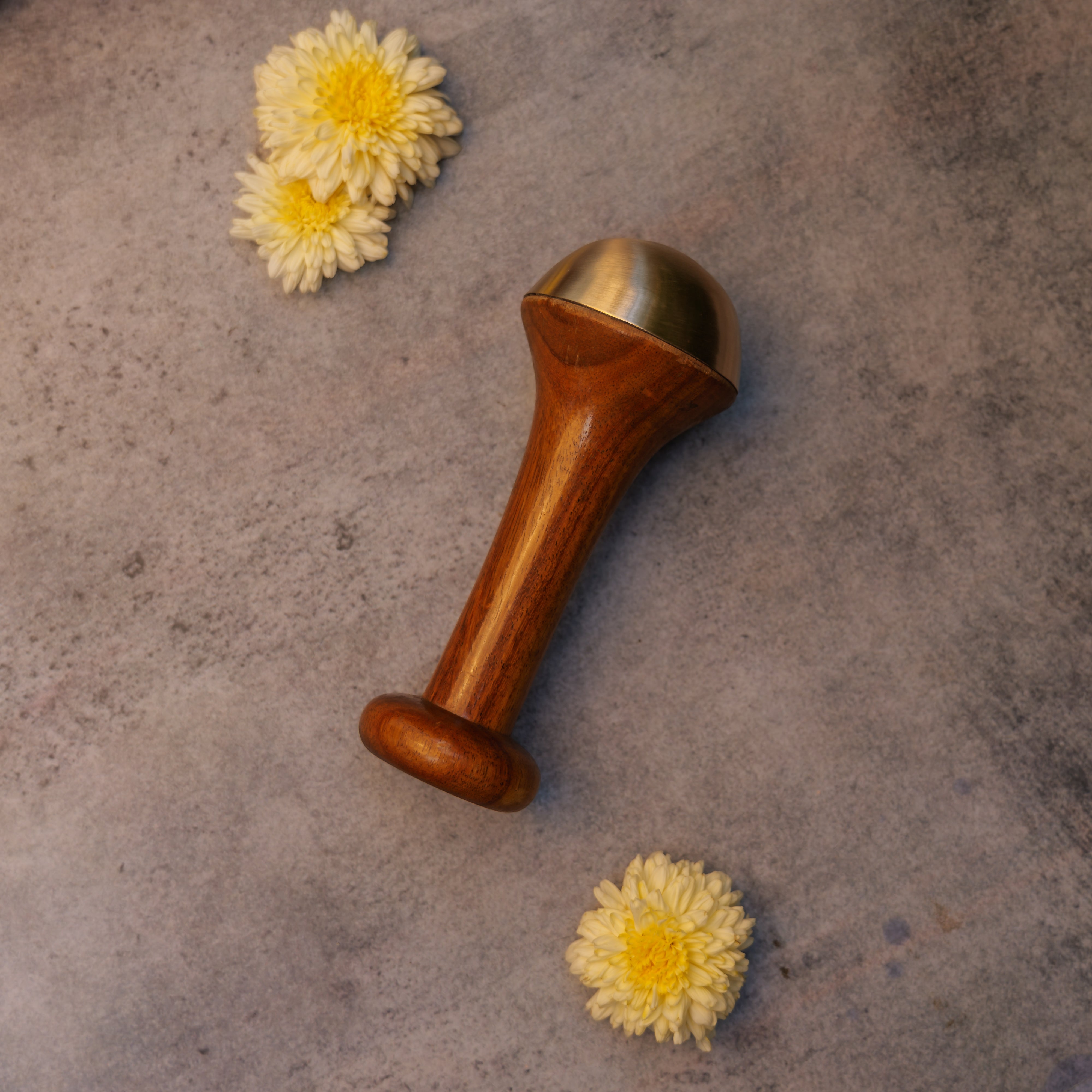100% Lead Free Pure Kansa Wand Massager For Face and Body(Small)
