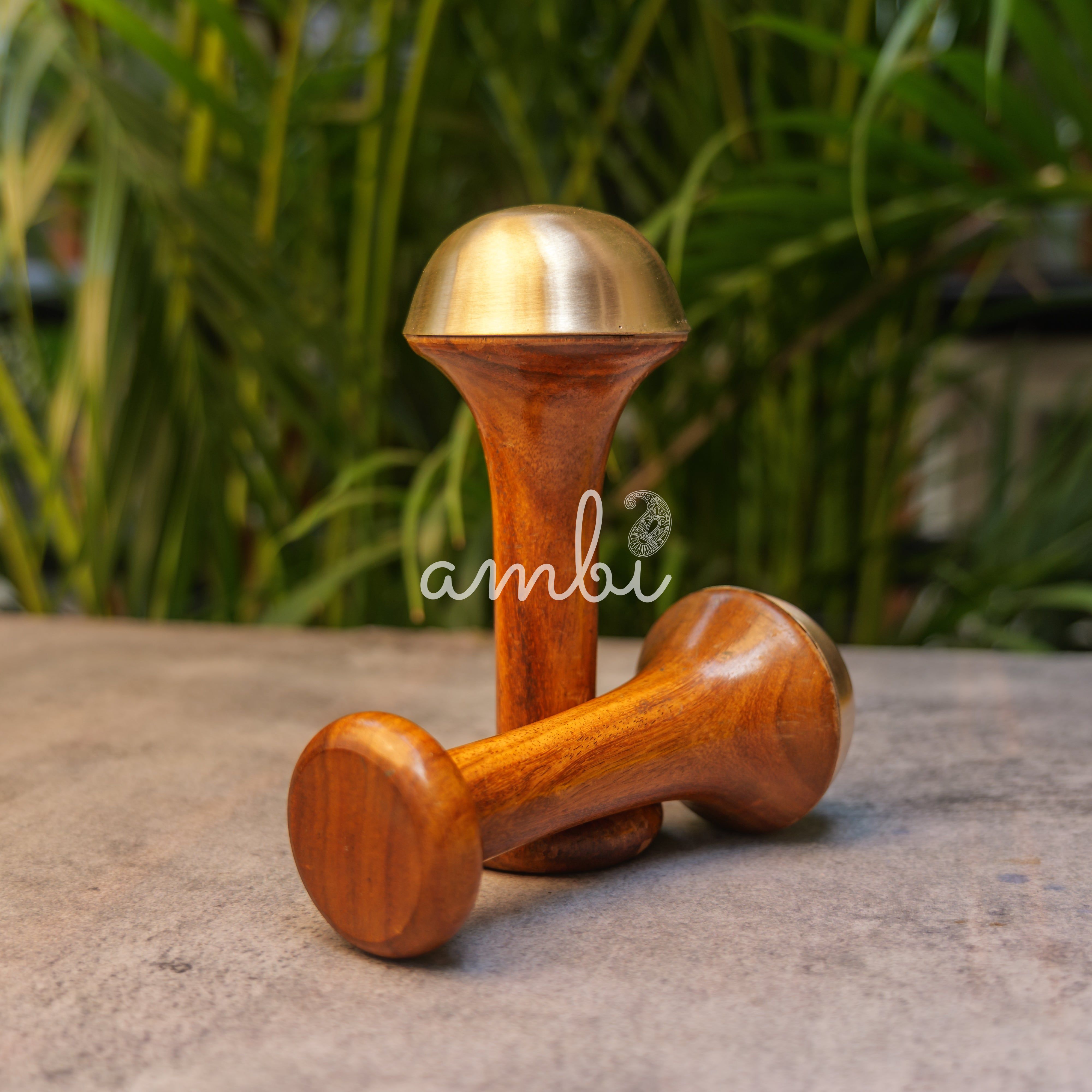 100% Lead Free Pure Kansa Wand Massager For Face and Body(Small)