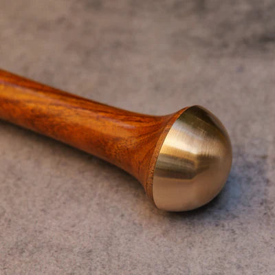 100% Lead Free Pure Kansa Wand Massager For Face and Body - 5.5 inch(Big)