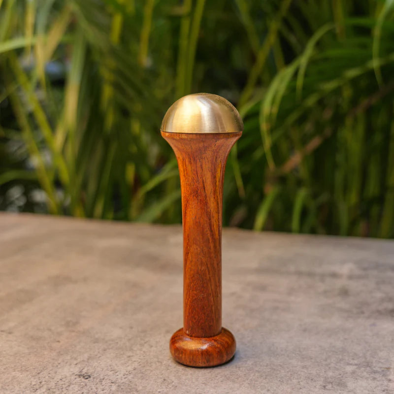 100% Lead Free Pure Kansa Wand Massager For Face and Body - 5.5 inch(Big)