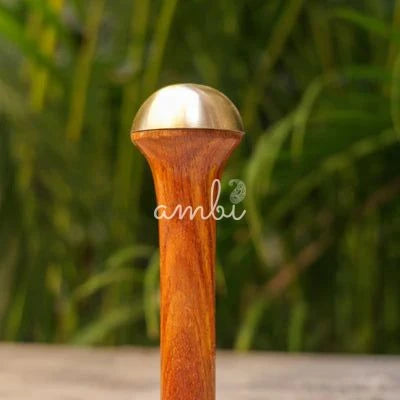 100% Lead Free Pure Kansa Wand Massager For Face and Body - 5.5 inch(Big)