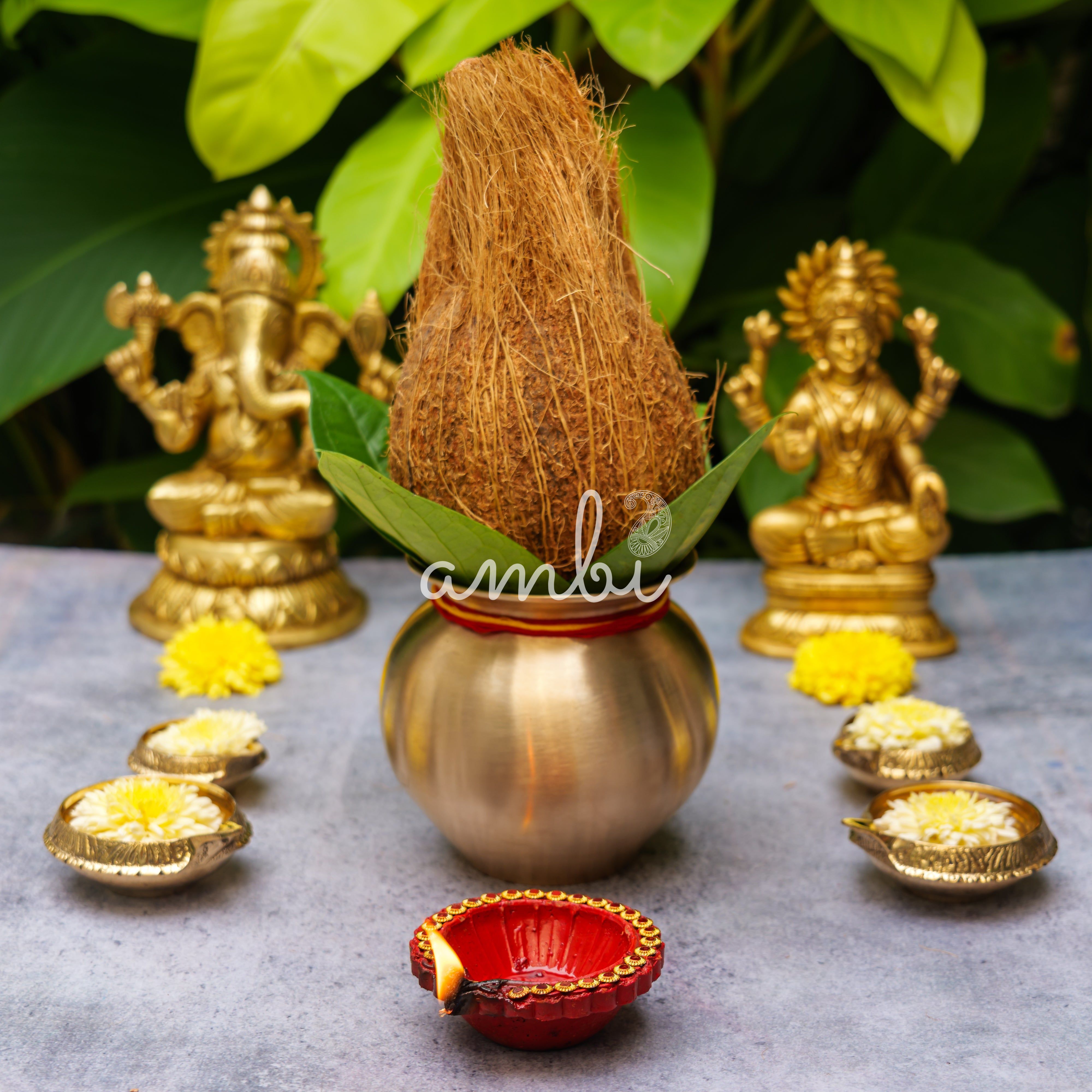 Pure 100% Lead Free Kansa Lota Kalash for Pooja or Water Storage - 690 ML