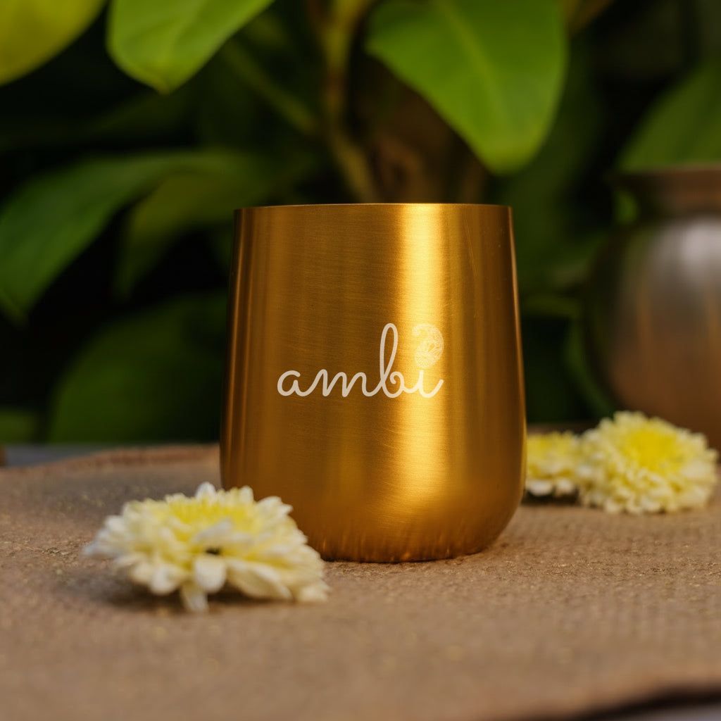Ambi Pure Brass Urban Style Glass