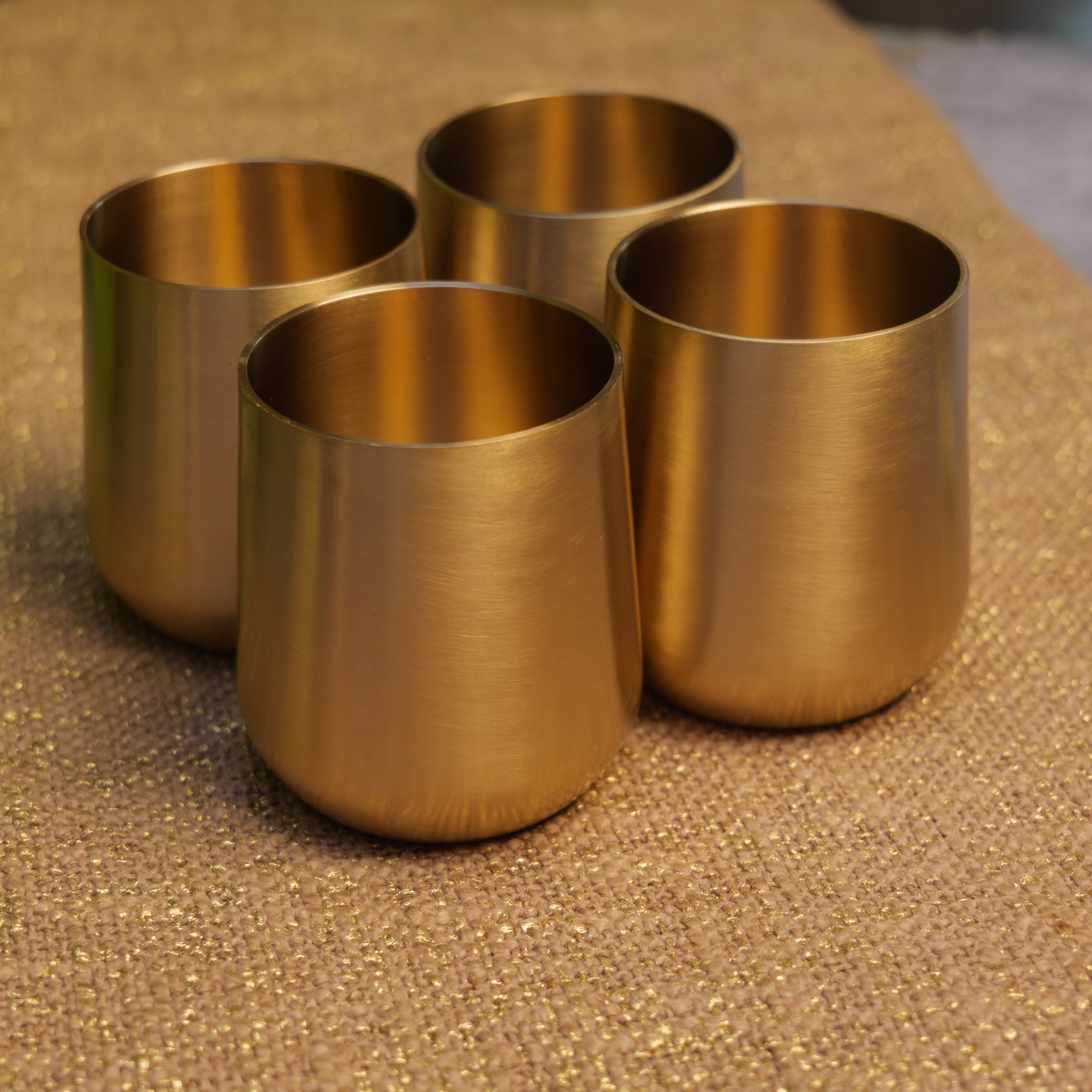 Ambi Pure Brass Urban Style Glass – Handcrafted Drinkware for Elegant Dining