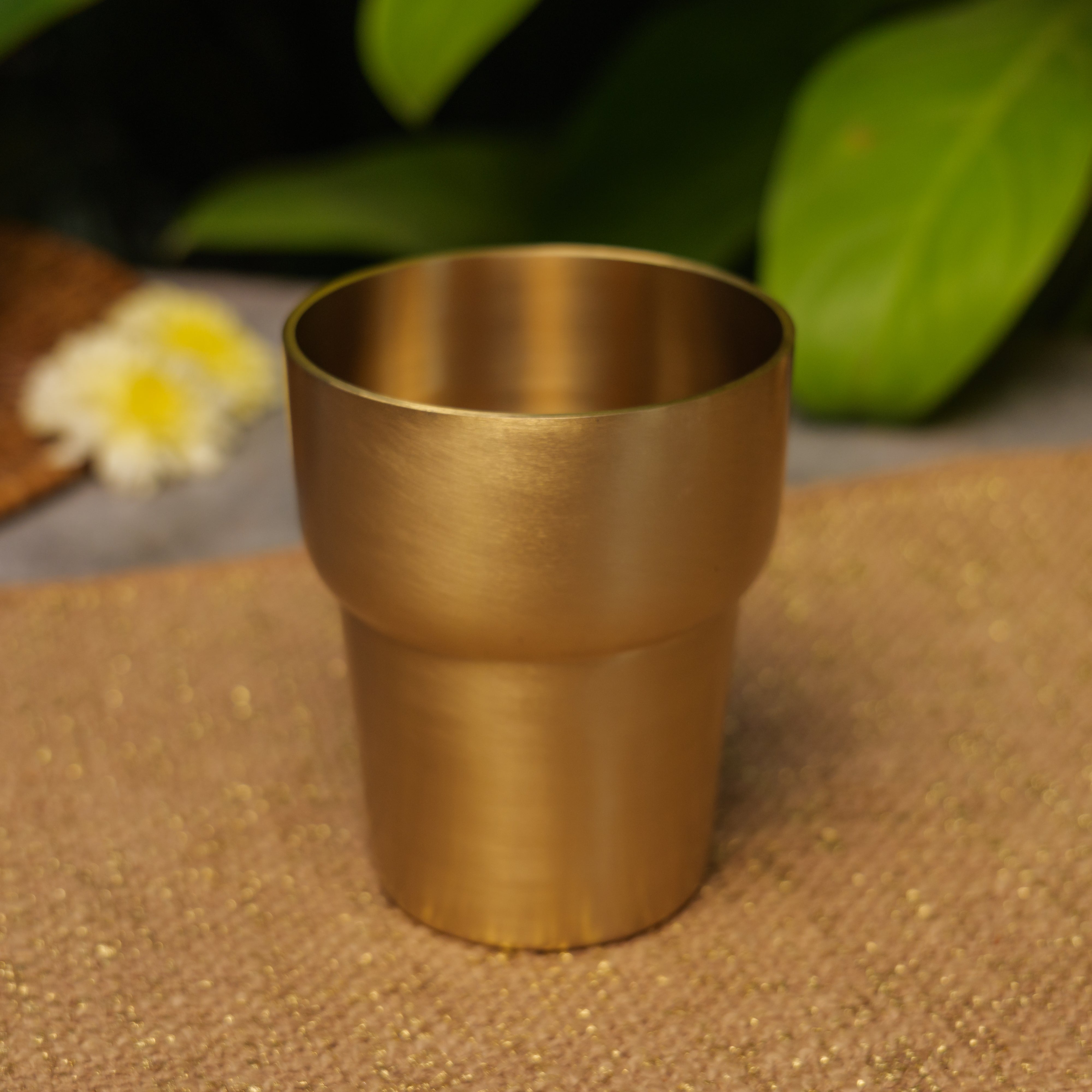 Ambi Pure Brass Designer Modern Glass - 300 ML Capacity - Heavy Make