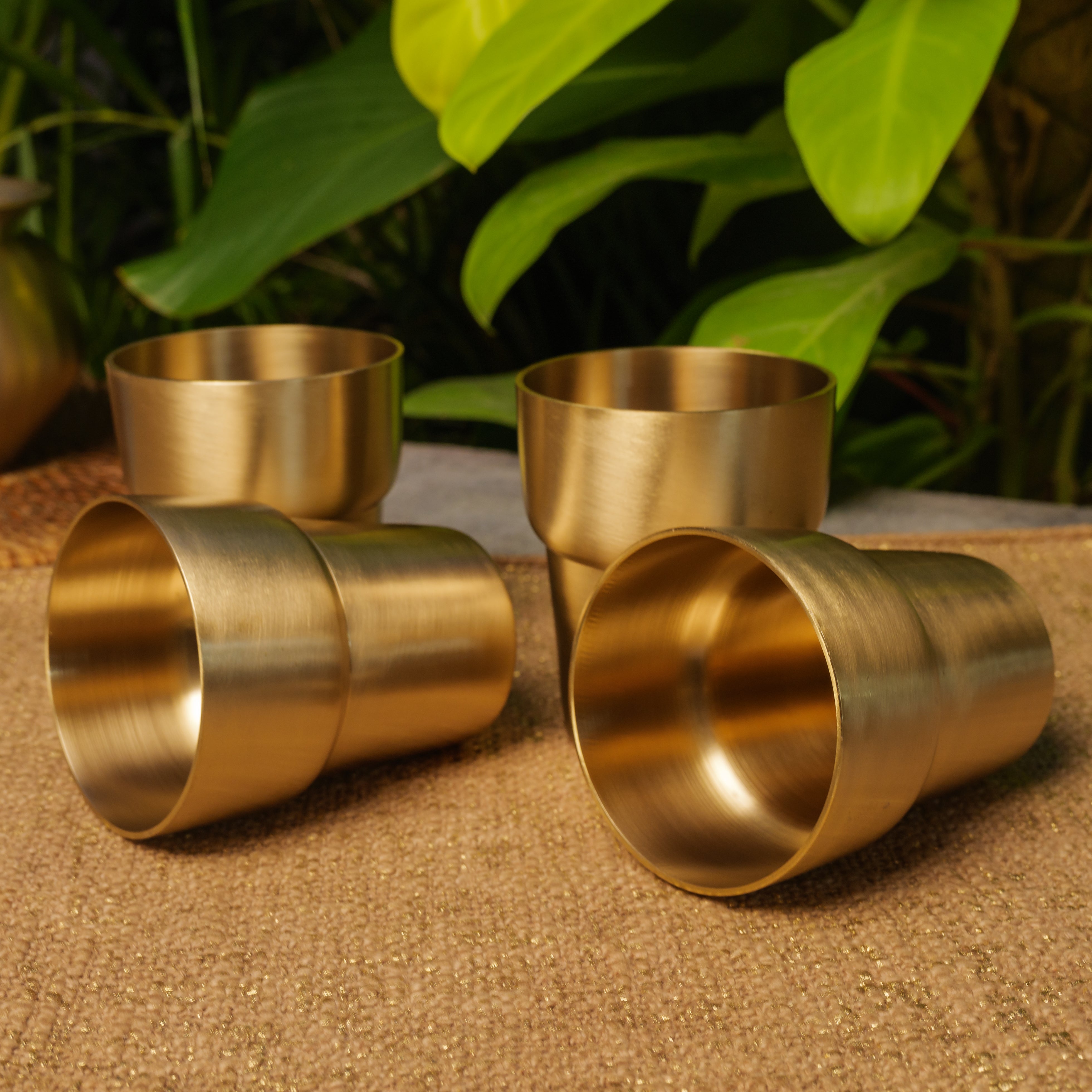 Ambi Pure Brass Designer Modern Glass - 300 ML Capacity - Heavy Make