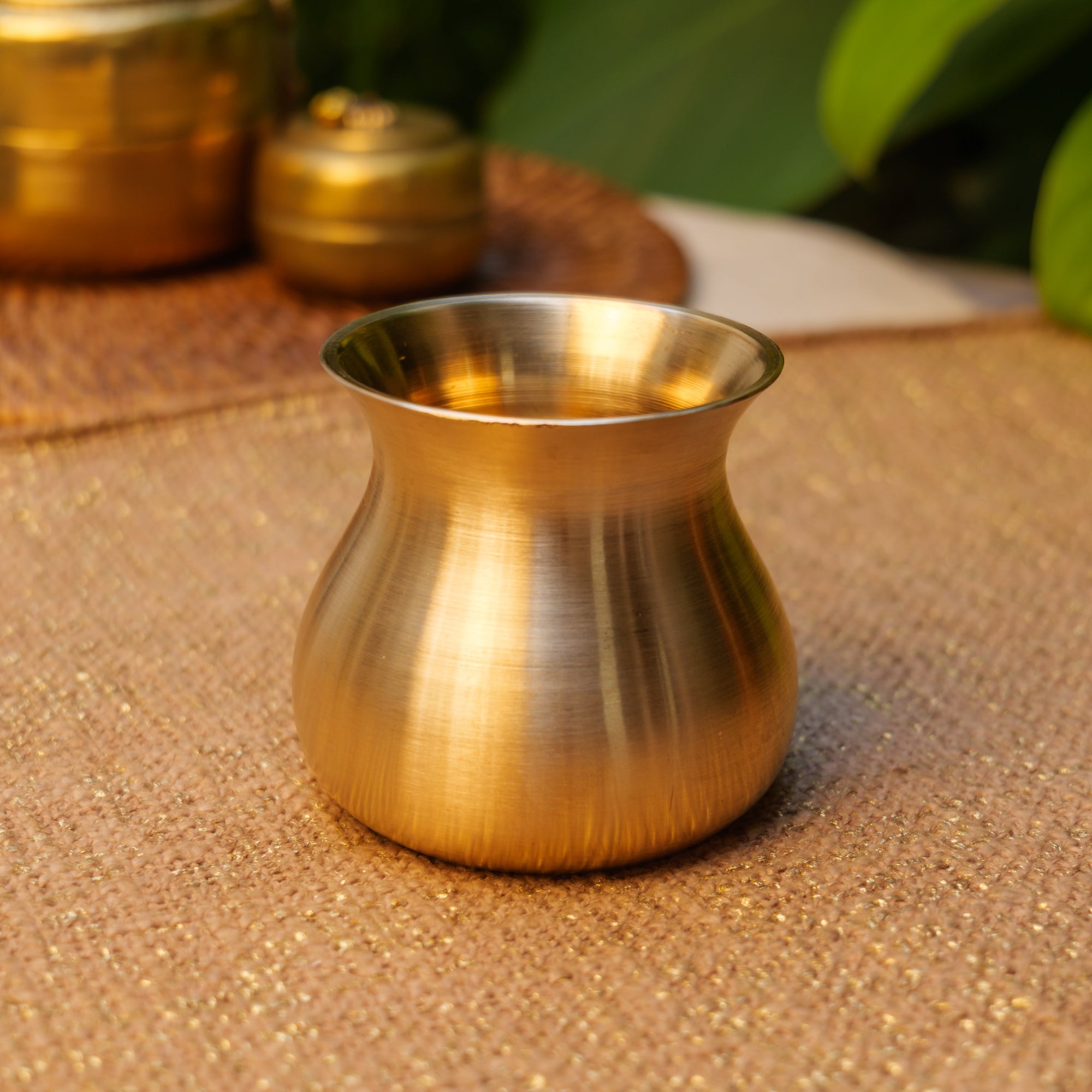 Ambi Pure 100% Lead Free Kansa Water Lota - 250 ML - Pooja / Suryanamaskar