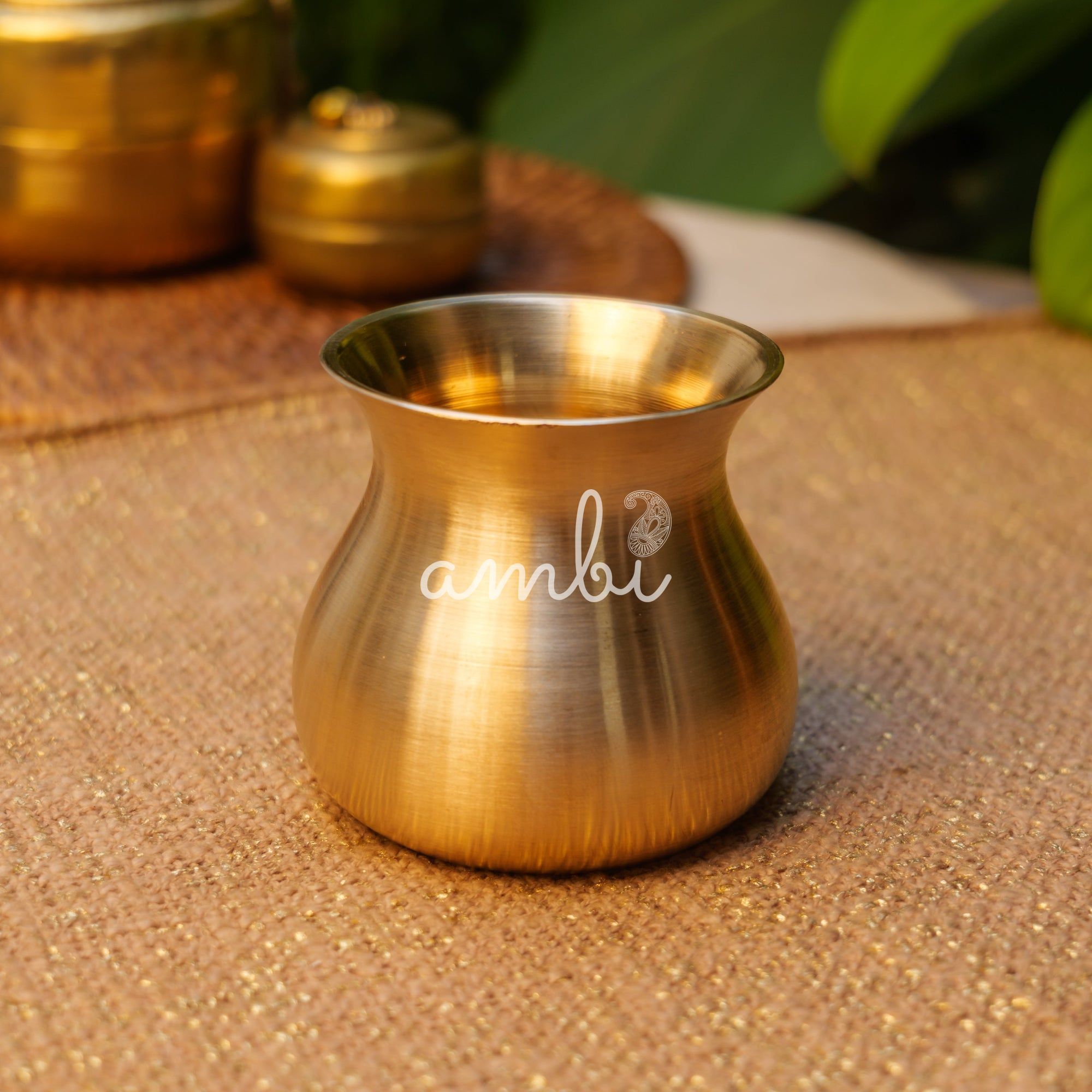 Ambi Pure 100% Lead Free Kansa Water Lota Pooja / Suryanamaskar - 250 ML