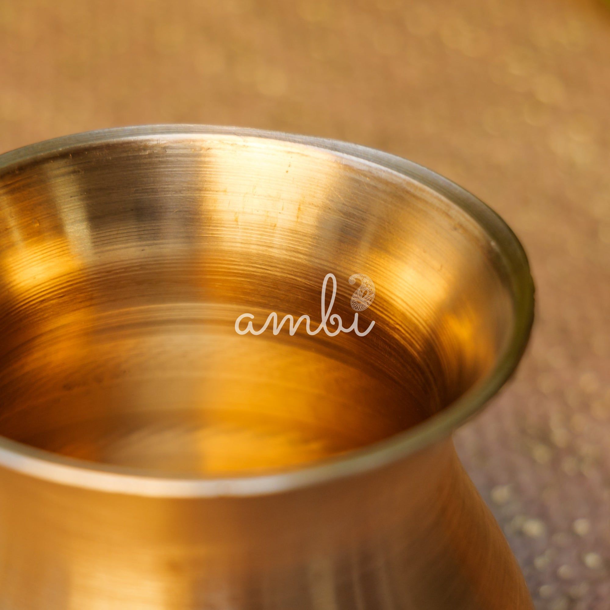 Ambi Pure 100% Lead Free Kansa Water Lota Pooja / Suryanamaskar - 250 ML