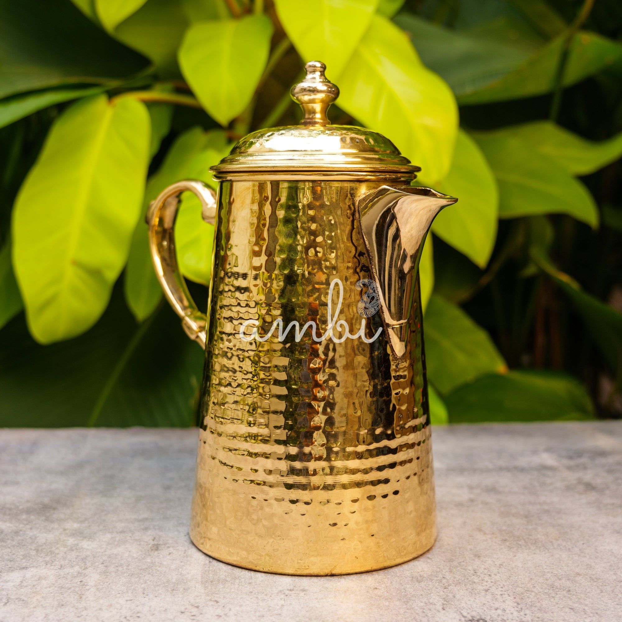 Beautiful Pure Brass Water Jug - 1.8 L