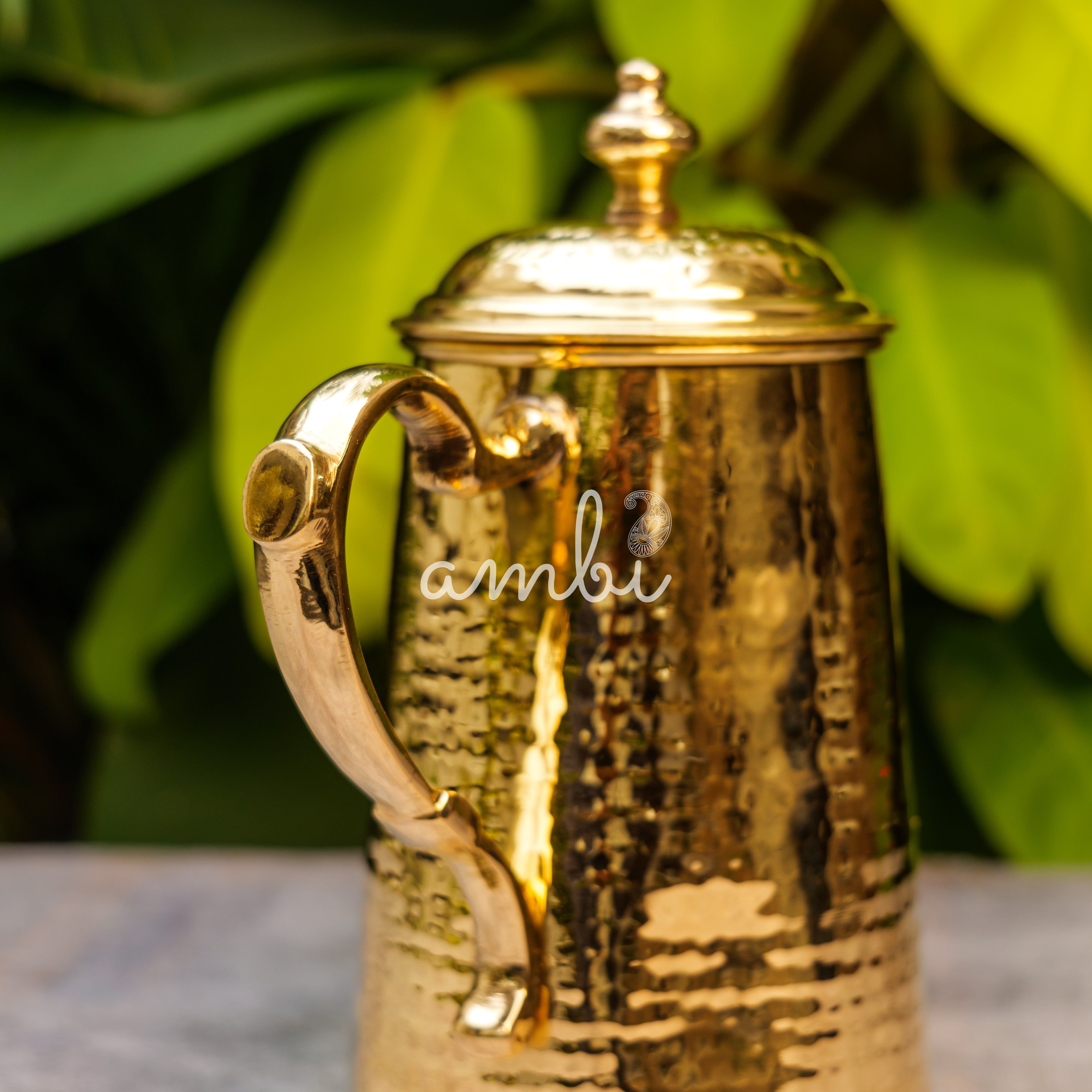 Beautiful Pure Brass Water Jug - 1.8 L