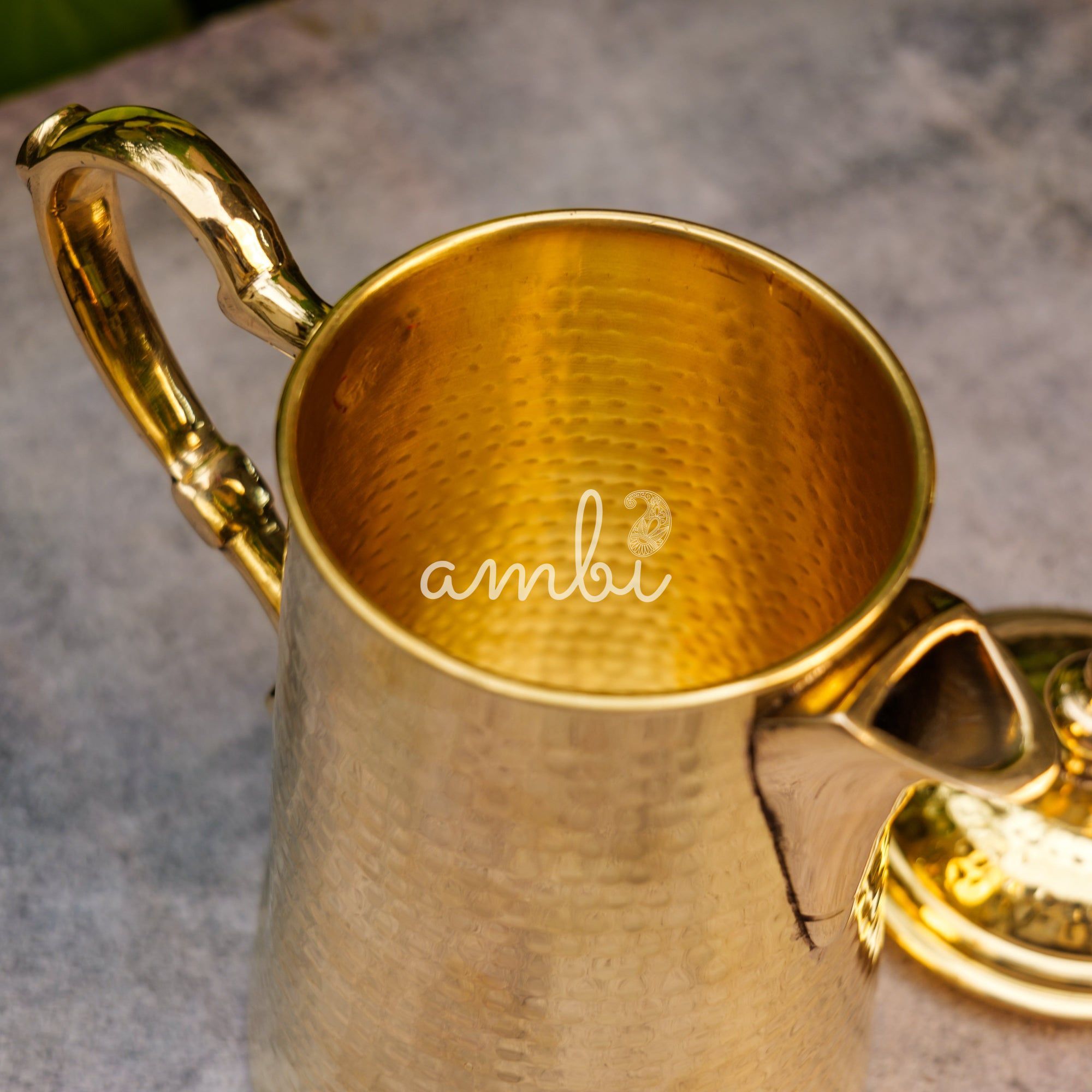 Beautiful Pure Brass Water Jug - 1.8 L