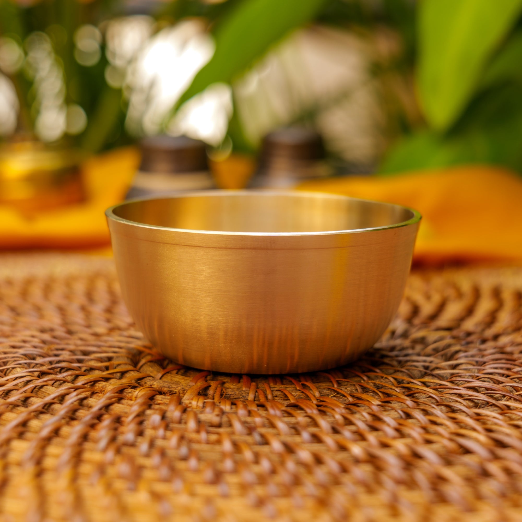 Ambi Pure 100% Lead Free Kansa Thali Set of 5 - with Laser Cut Design