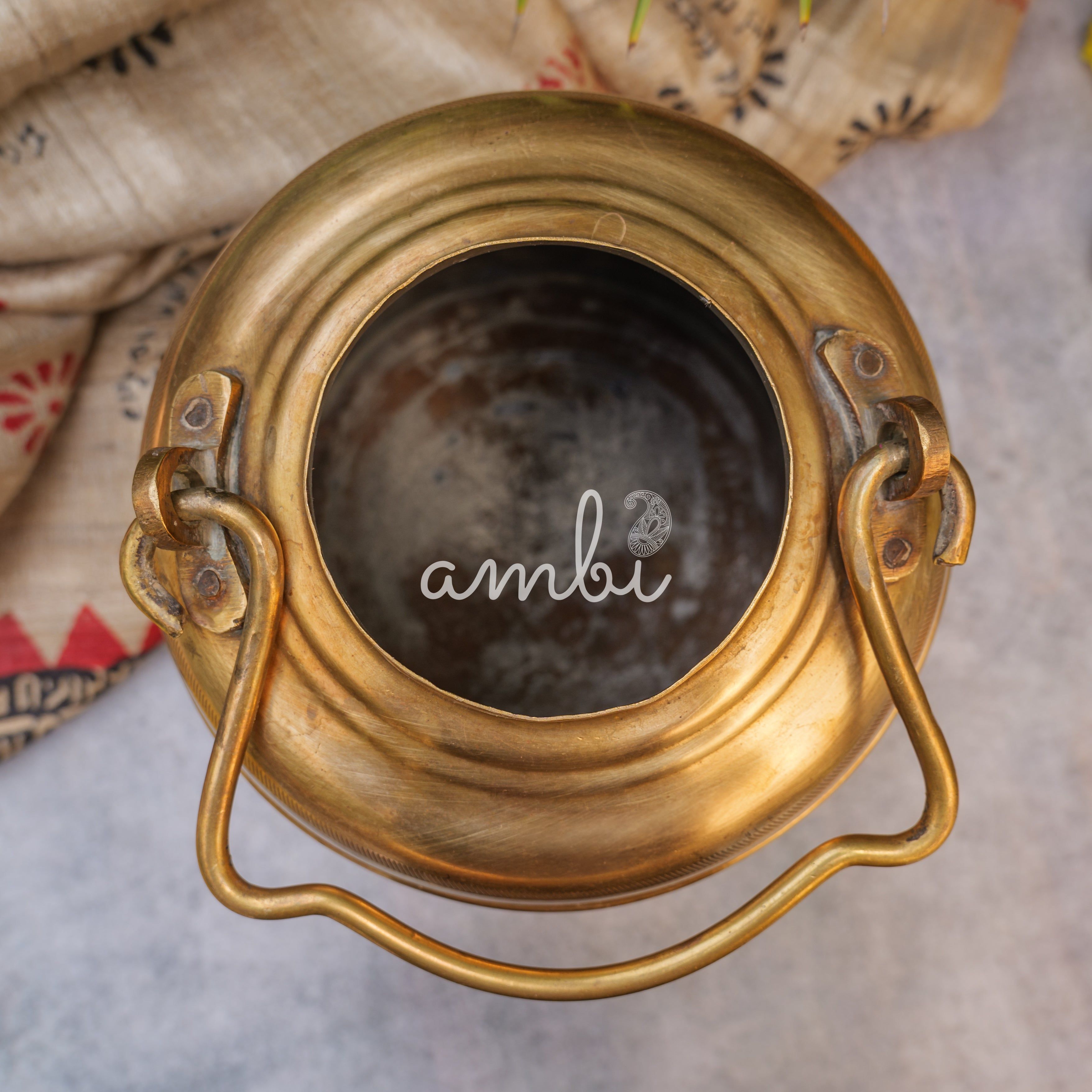 Vintage Brass Barni - 5 L - Heavy Make - Statement Piece