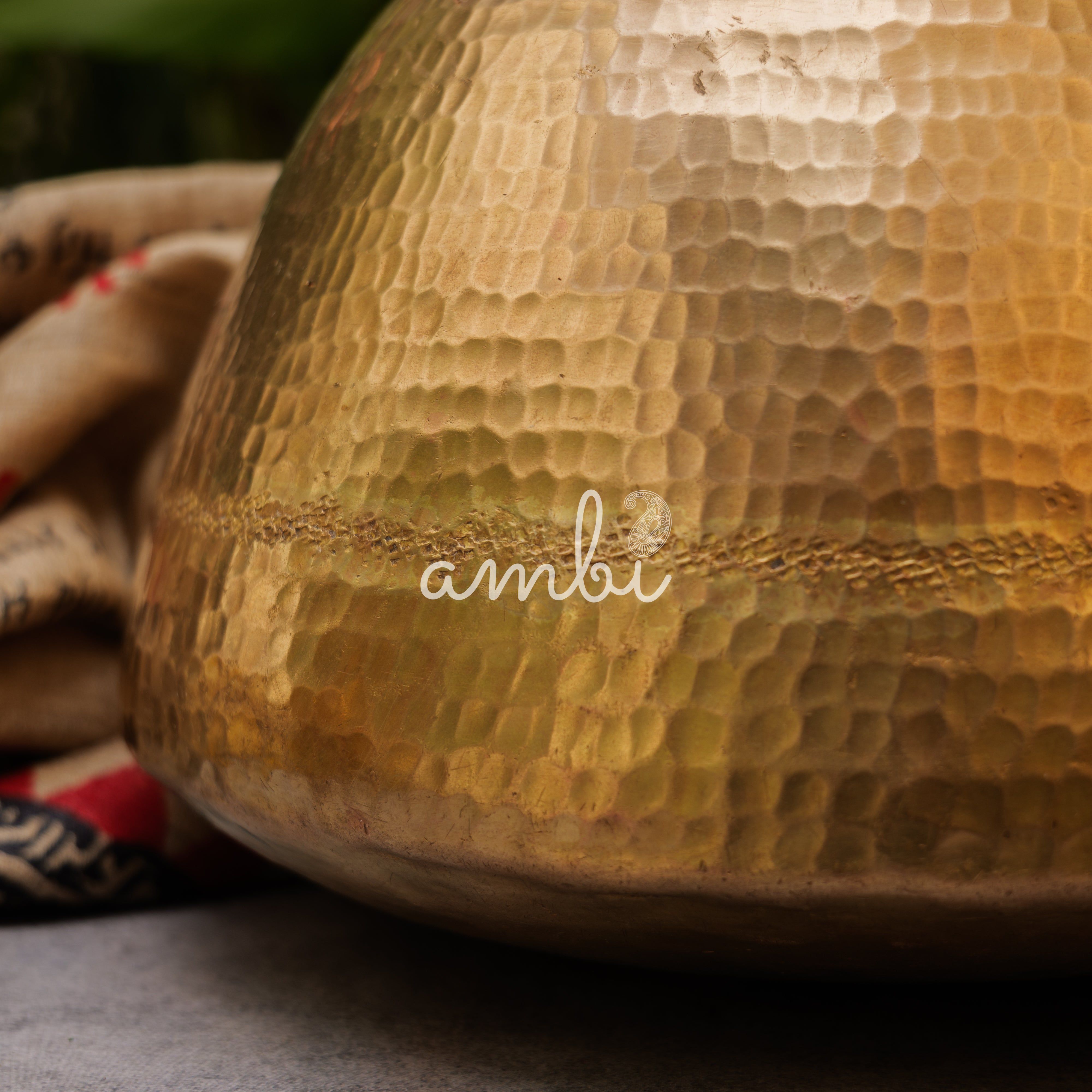 Vintage Brass Water Pot (Mataka) / Planter / Vase- Rare Conical Shaped