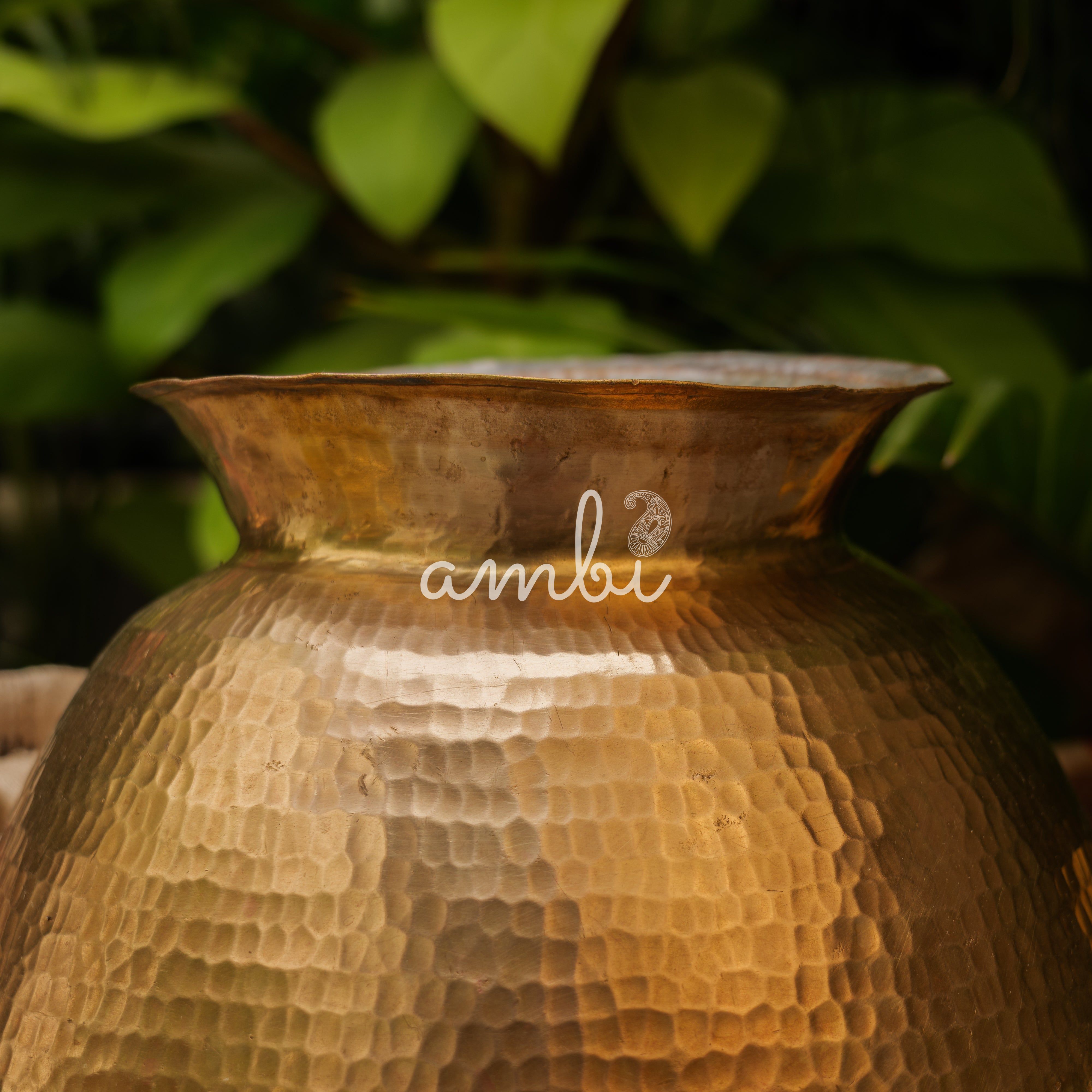 Vintage Brass Water Pot (Mataka) / Planter / Vase- Rare Conical Shaped