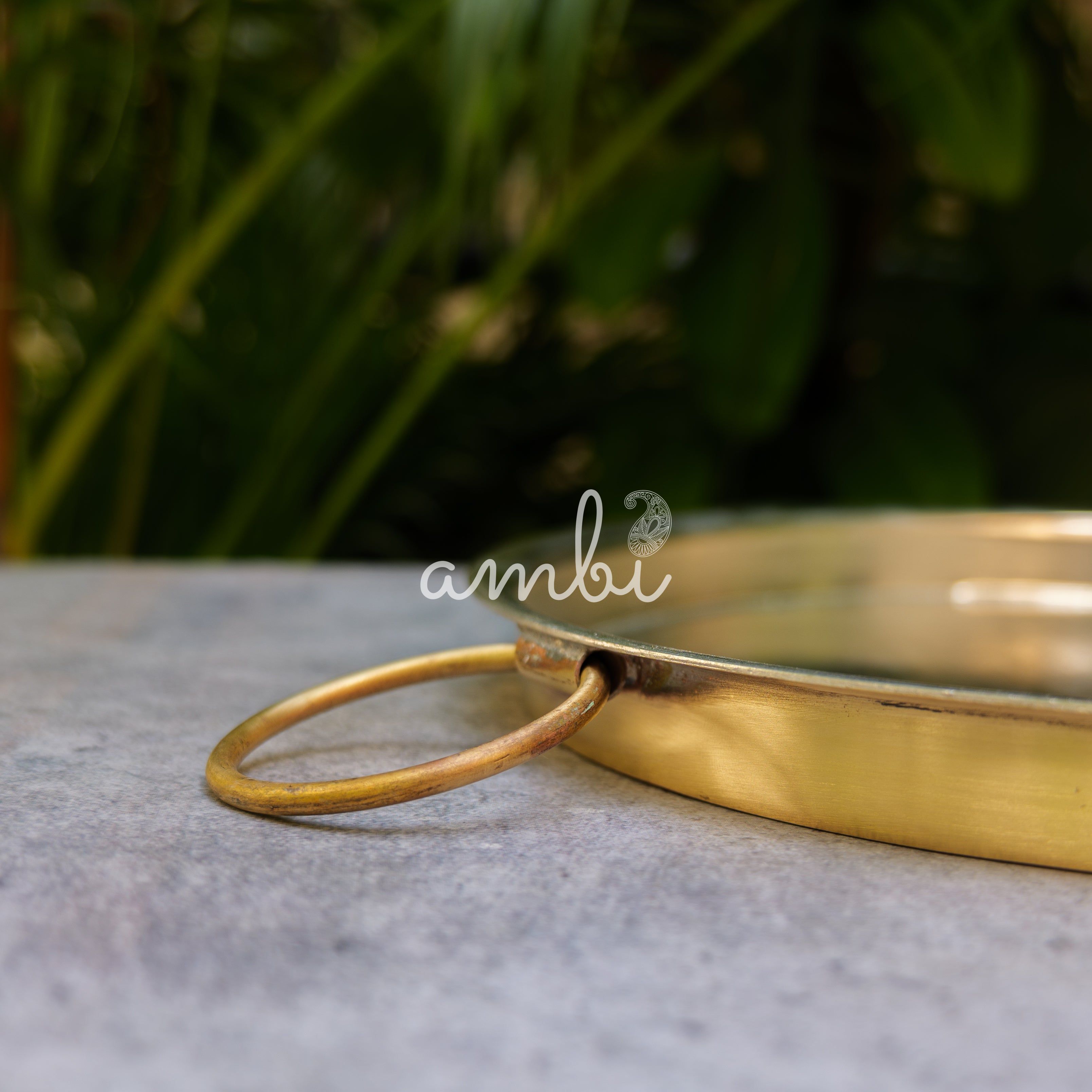 Ambi Pure Brass Dosa Tawa with Tin Coating - 12.5 inches Diameter