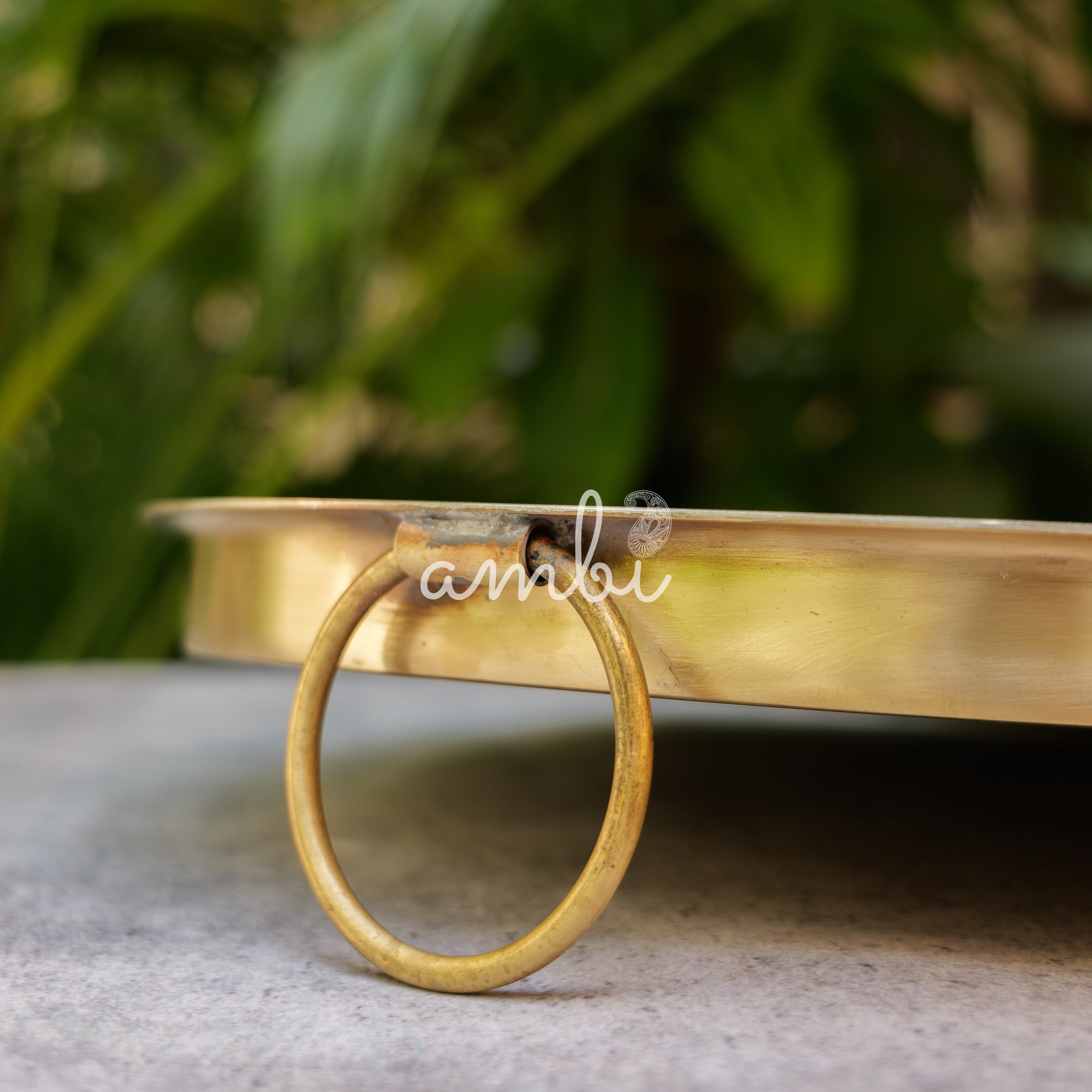 Ambi Pure Brass Dosa Tawa with Tin Coating - 12.5 inches Diameter