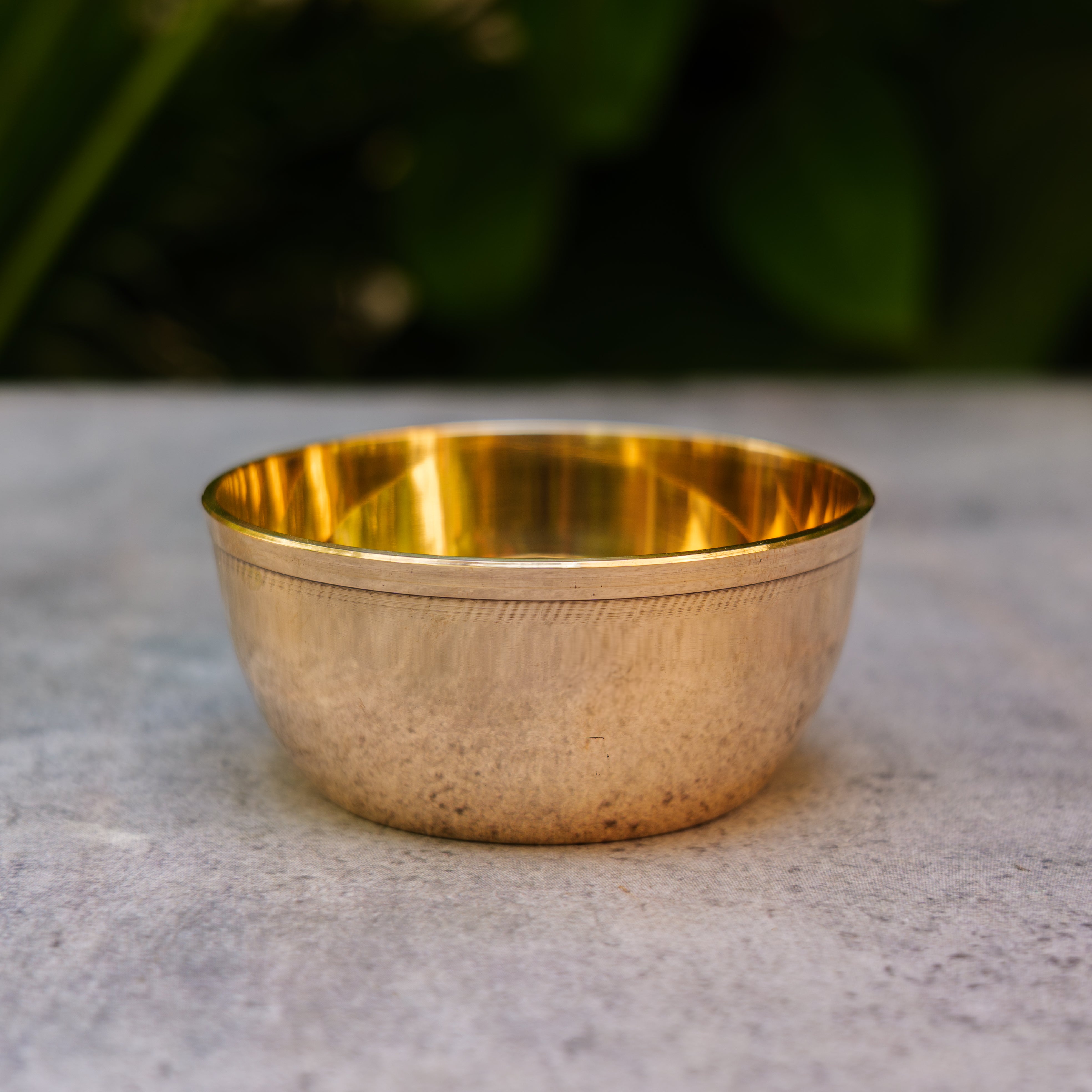 AMBI Lead Free 100% Pure Kansa Small Katori / Bowl - Polished Finish - 3.5 Inches - 165 ML