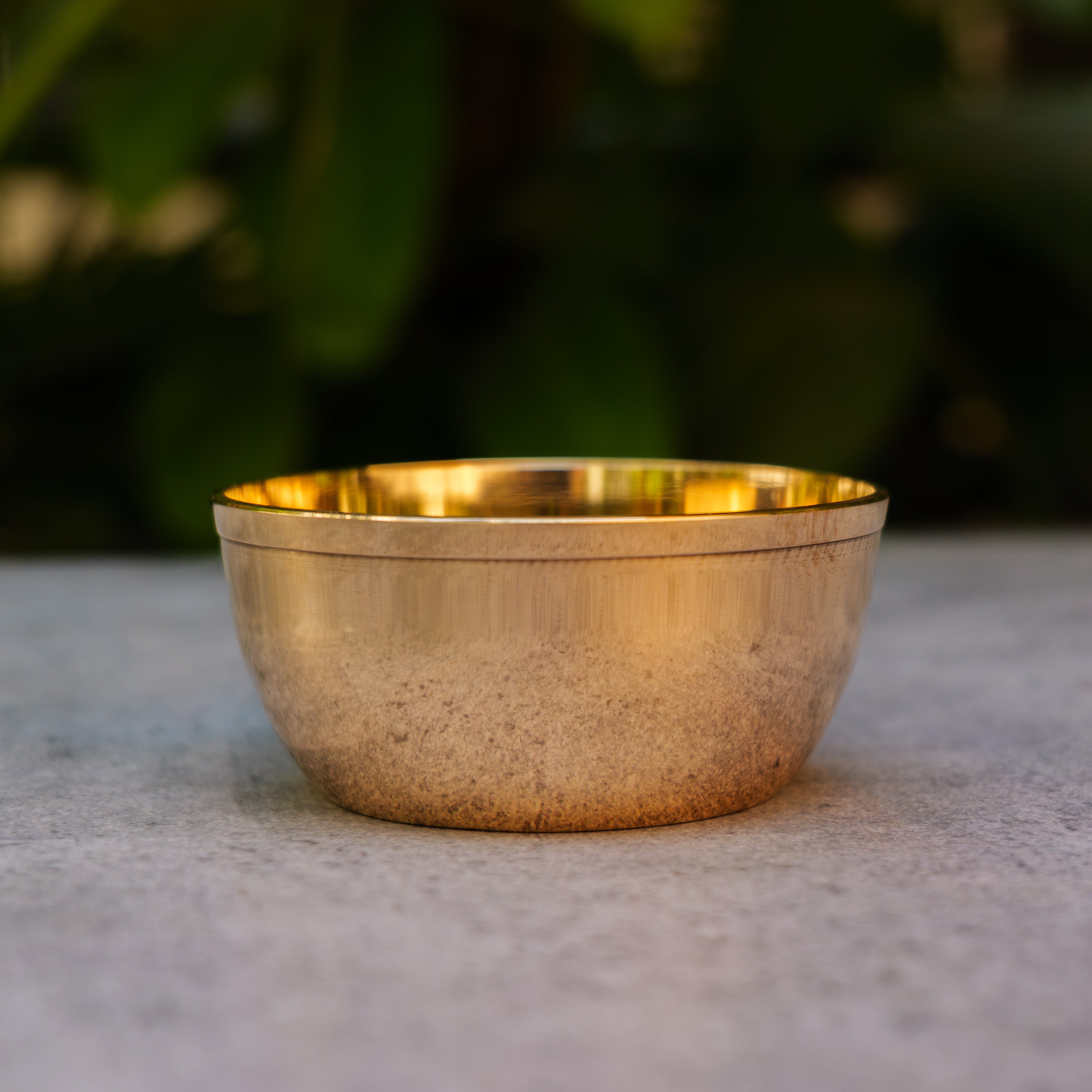 AMBI Lead Free 100% Pure Kansa Small Katori / Bowl - Polished Finish - 3.5 Inches - 165 ML