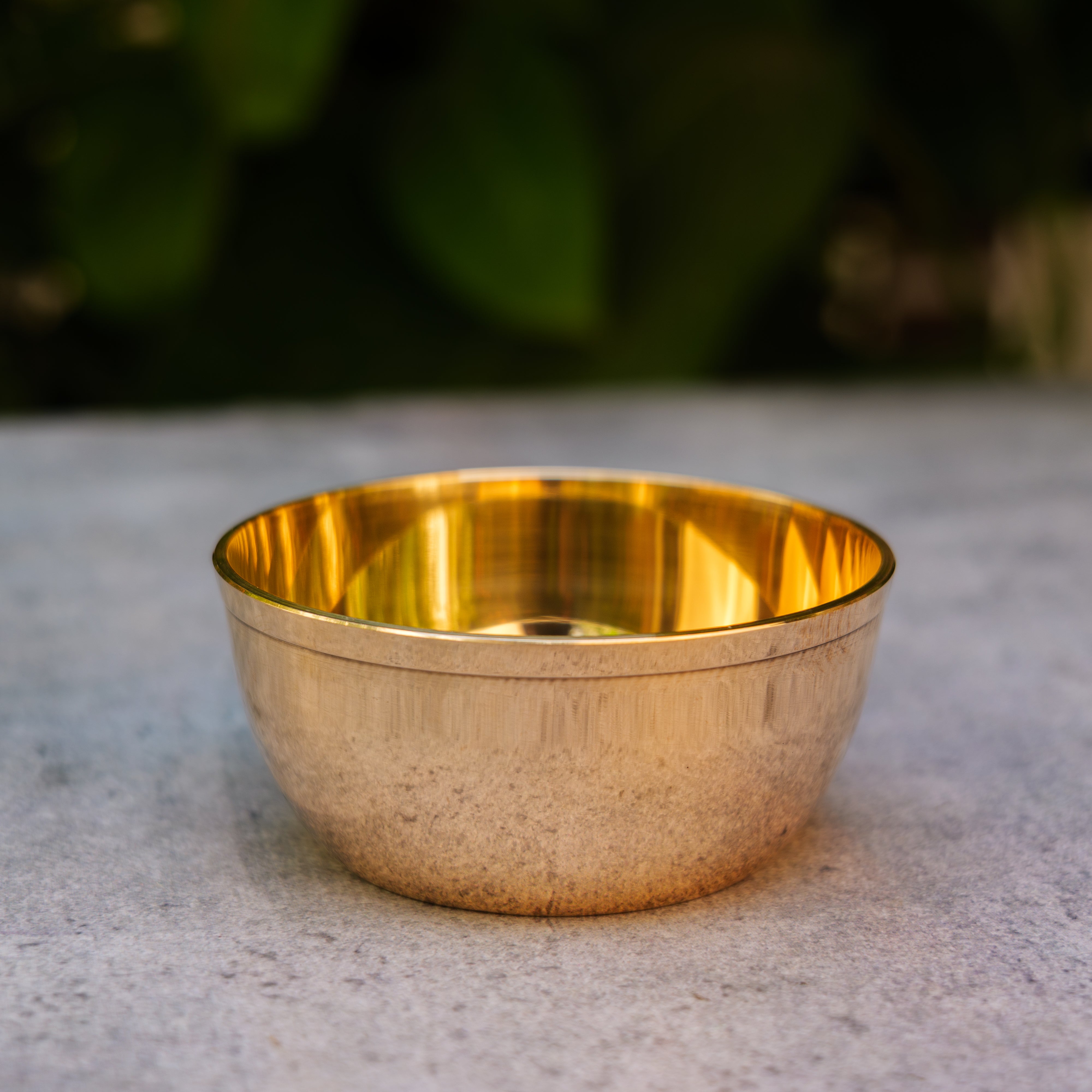 AMBI Lead Free 100% Pure Kansa Small Katori / Bowl - Polished Finish - 3.5 Inches - 165 ML
