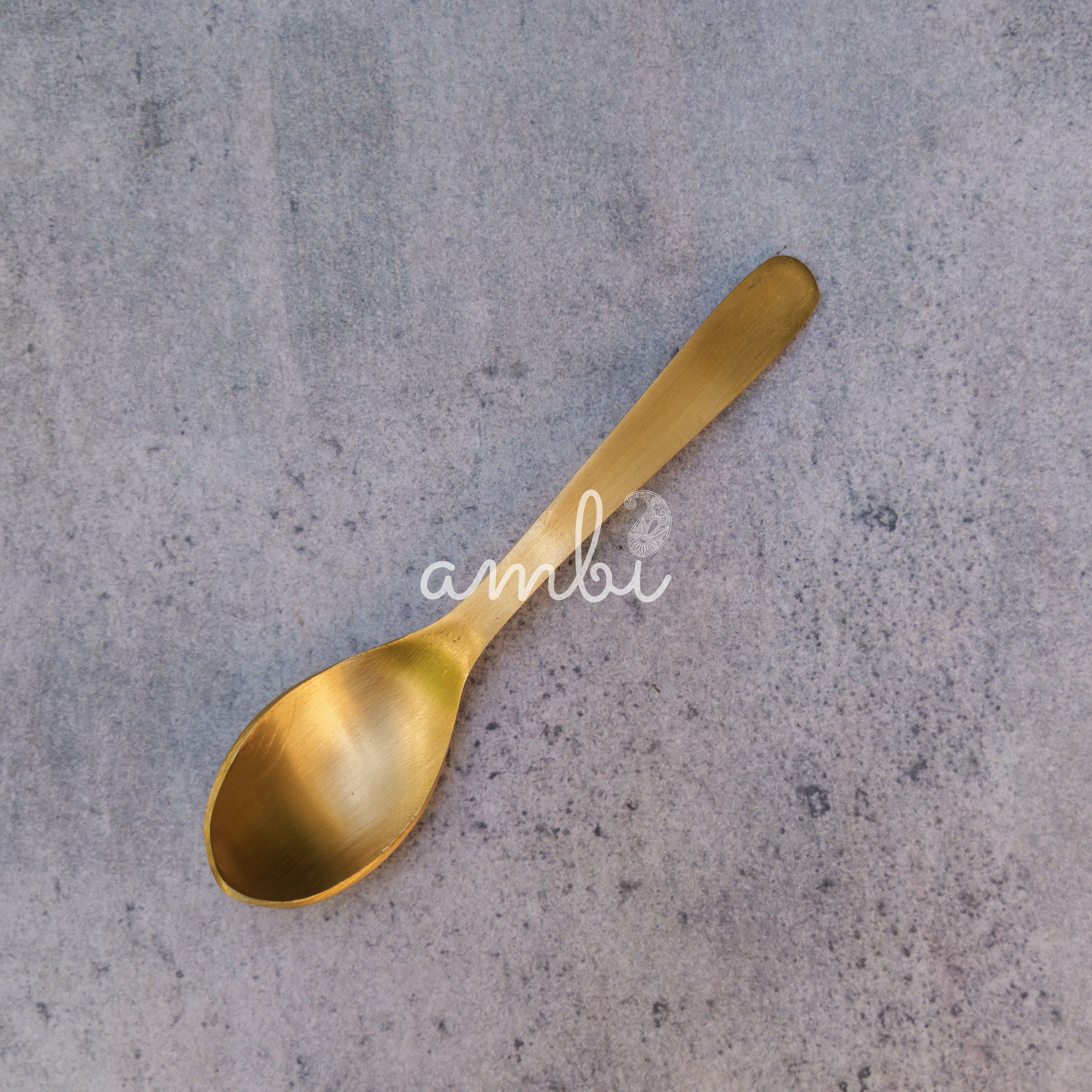 Ambi Pure Brass Thali Set of 6 Original Design - 1.7 kg