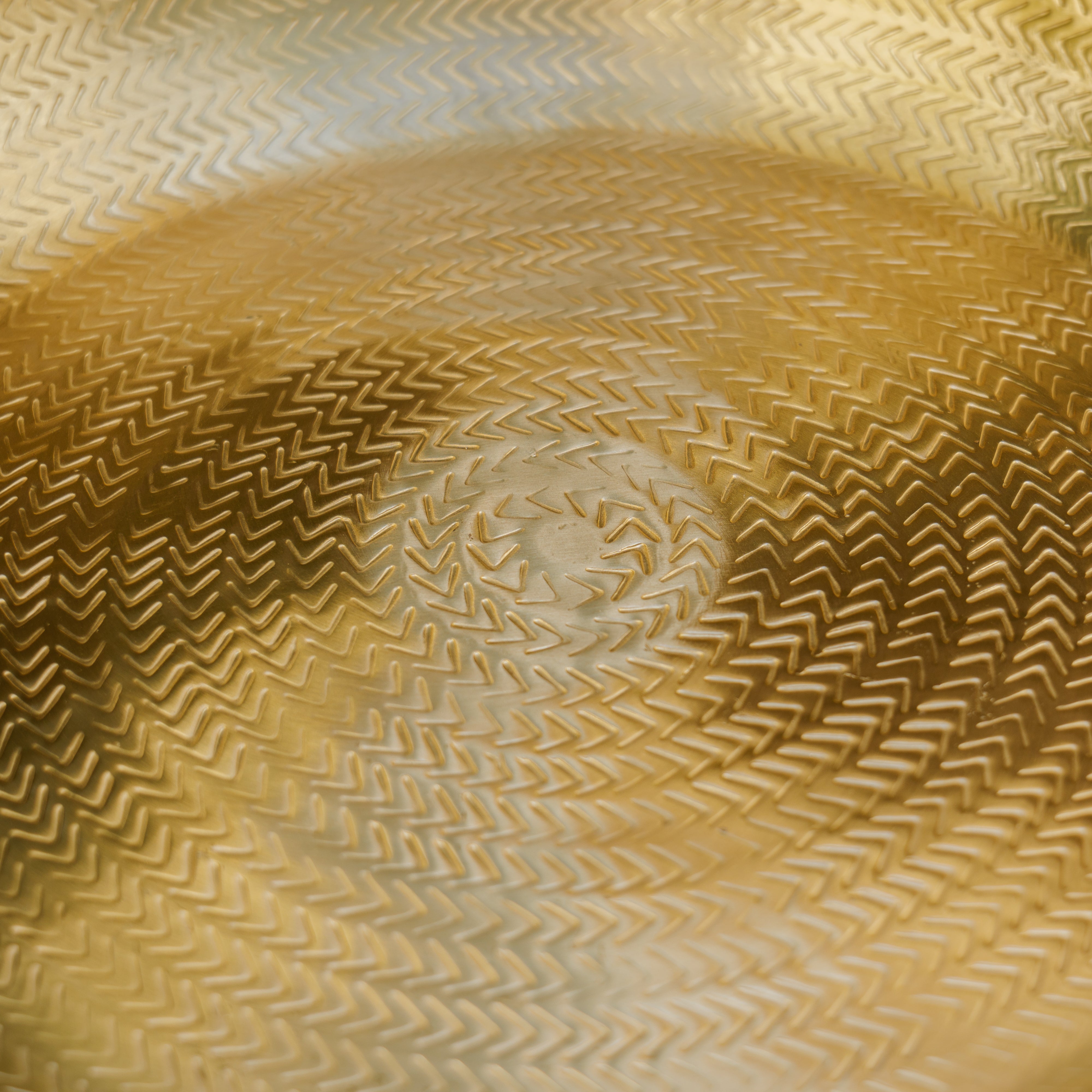 Pure Brass Urli wth Beautiful Pattern - 14 inches Diameter
