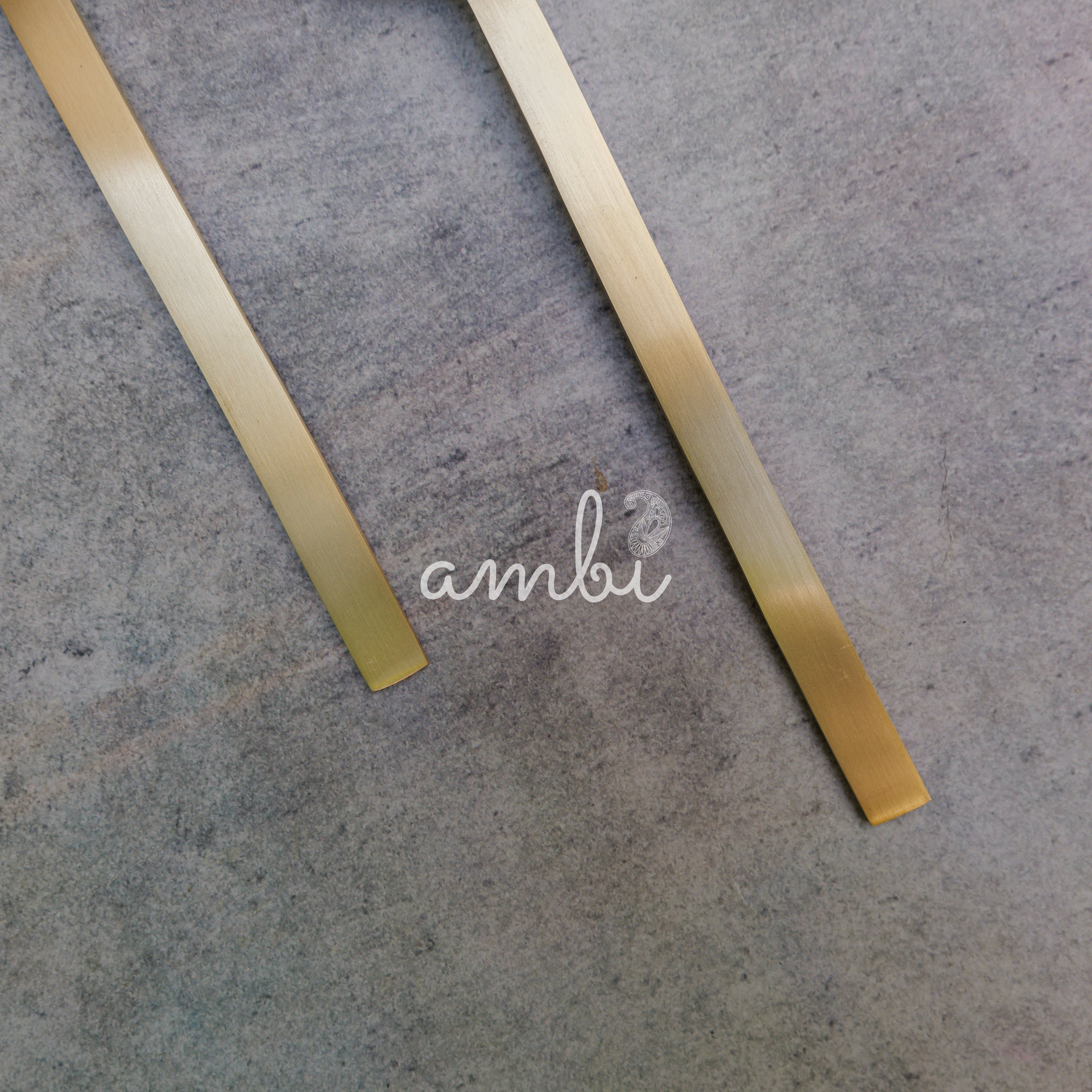 Ambi Pure Brass Salad Server - Set of 2