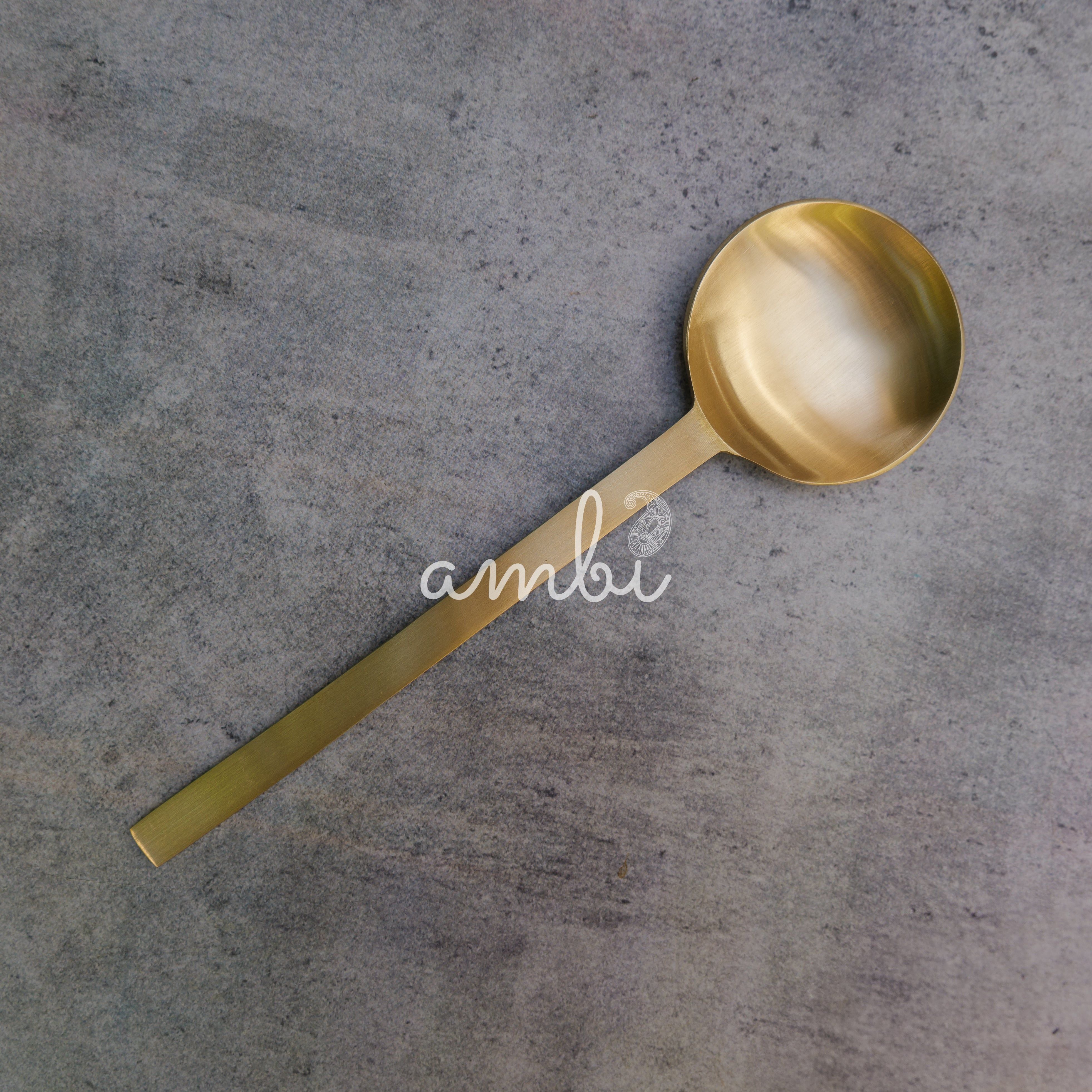 Ambi Pure Brass Salad Server - Set of 2