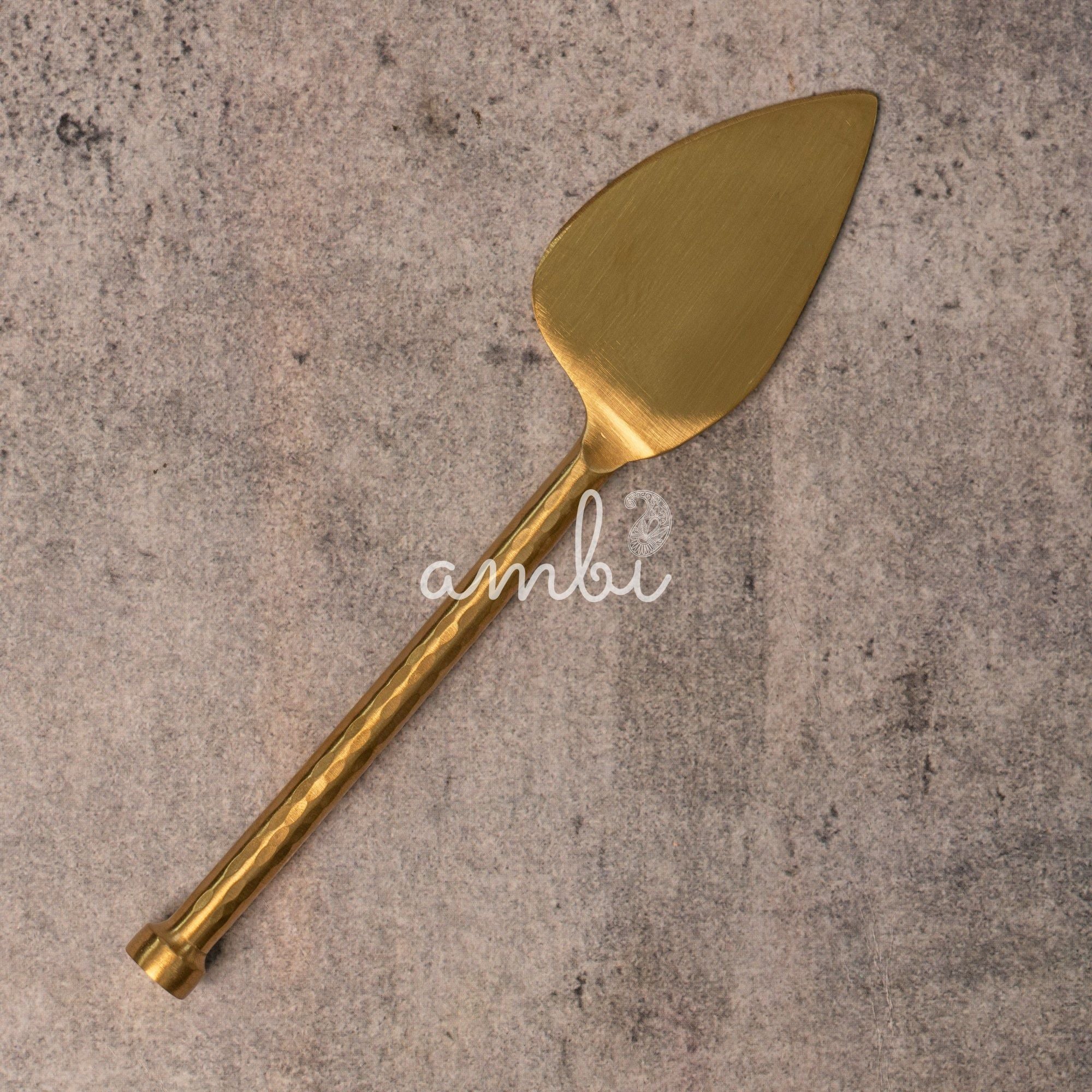 Exquisite Brass Cheese Knives Cutlery Set of 3