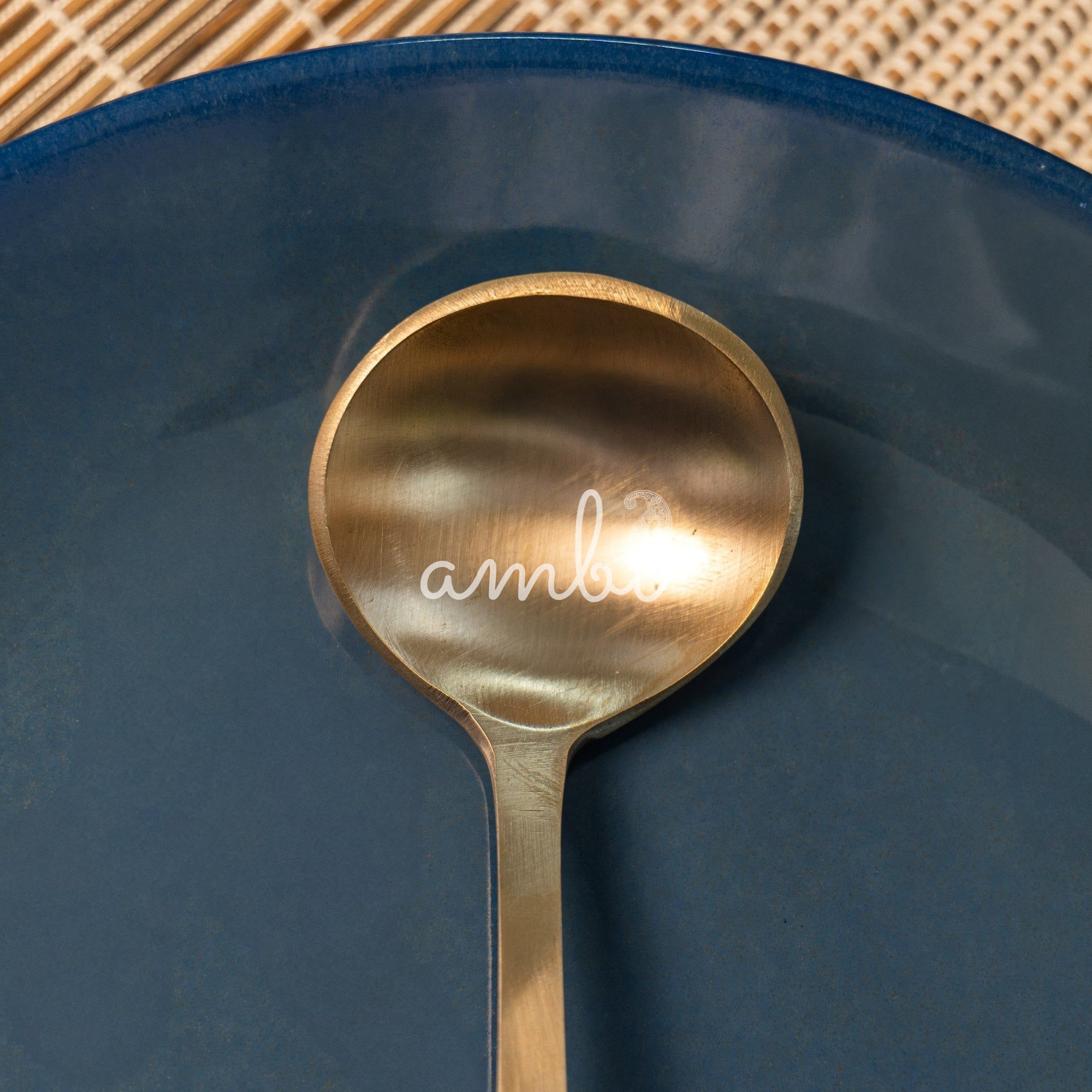 Ambi Lead Free 100% Pure Heavy Kansa Serving Ladle(Small)