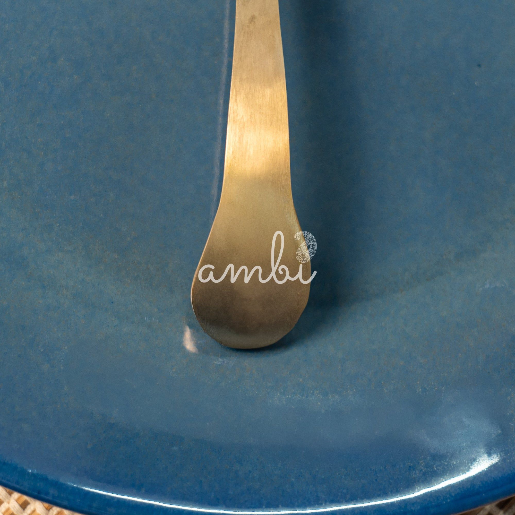 Ambi Lead Free 100% Pure Heavy Kansa Serving Ladle(Small)