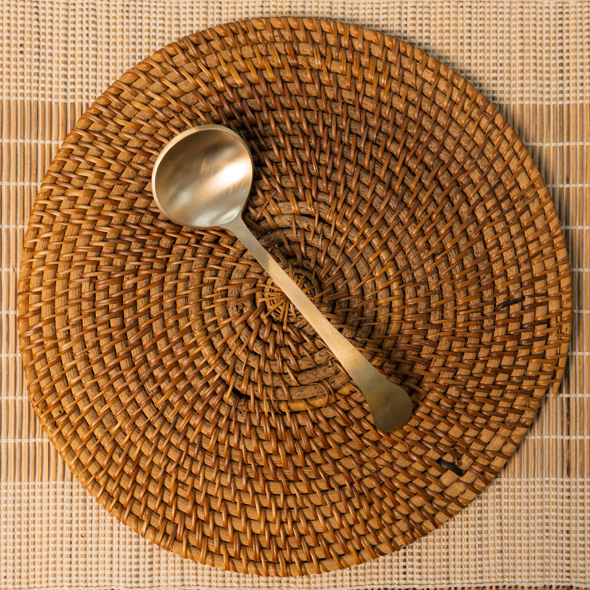 Heavy Kansa Serving Ladle