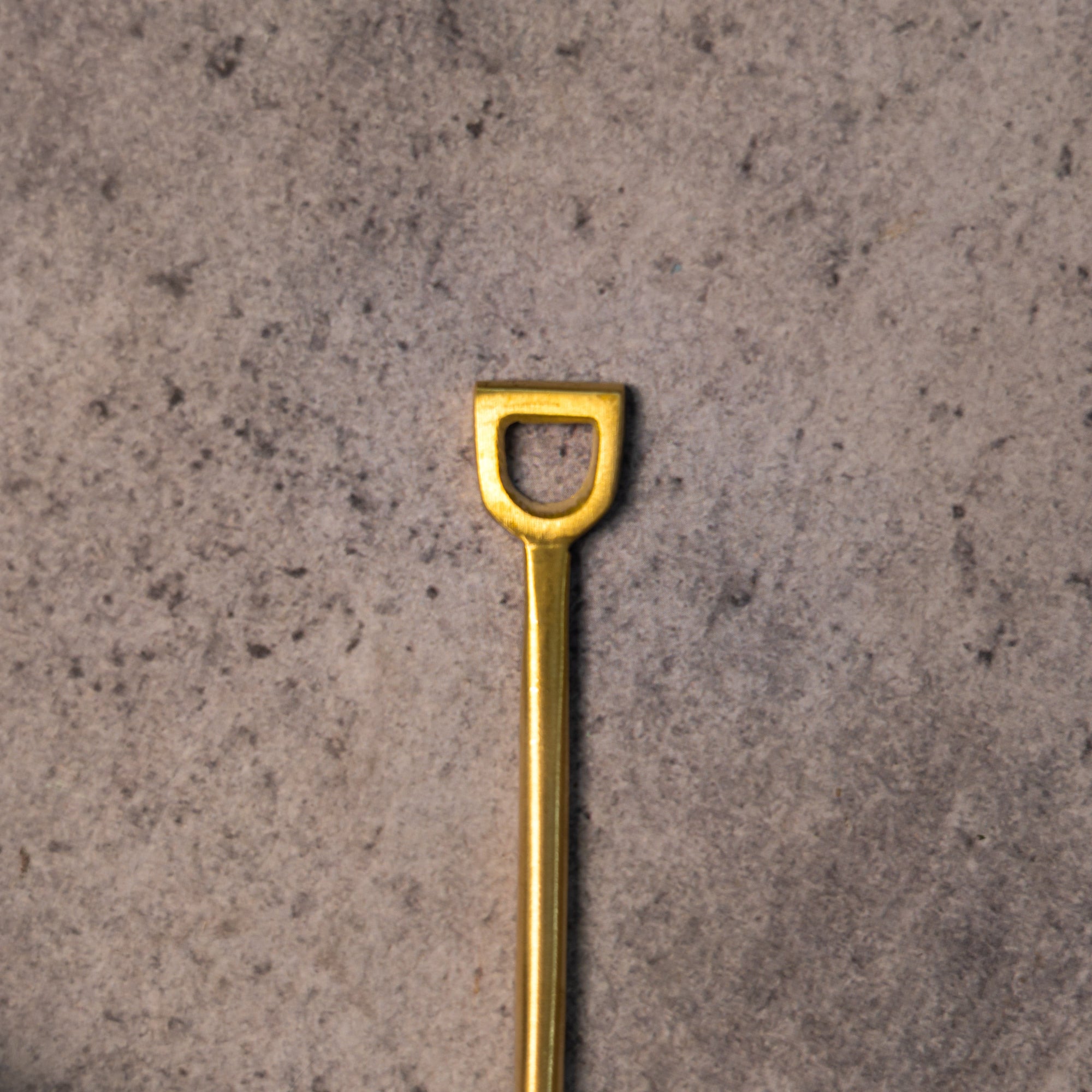 Exquisite Brass Spade Shape Tea Coffee Spoon Set - Set of 2 (Spade)