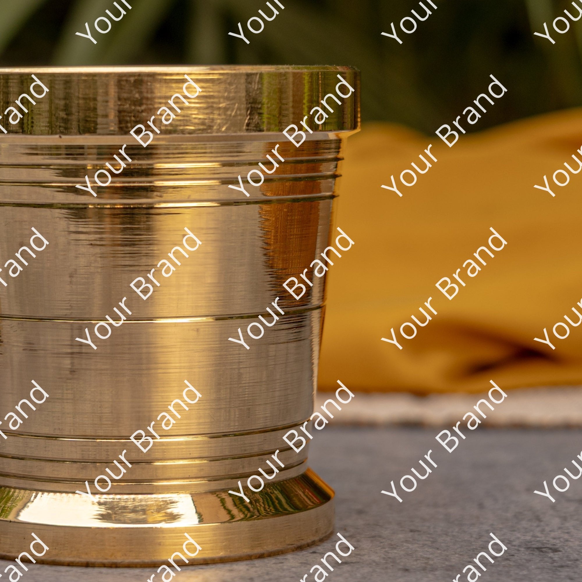 Ambi Brass Utensils Mortar and Pestle (Imamdasta)
