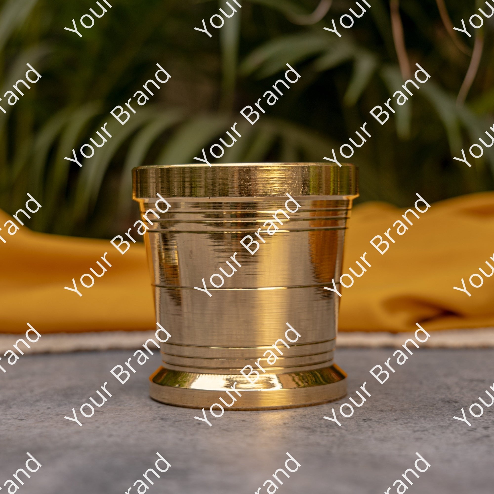 Ambi Brass Utensils Mortar and Pestle (Imamdasta)