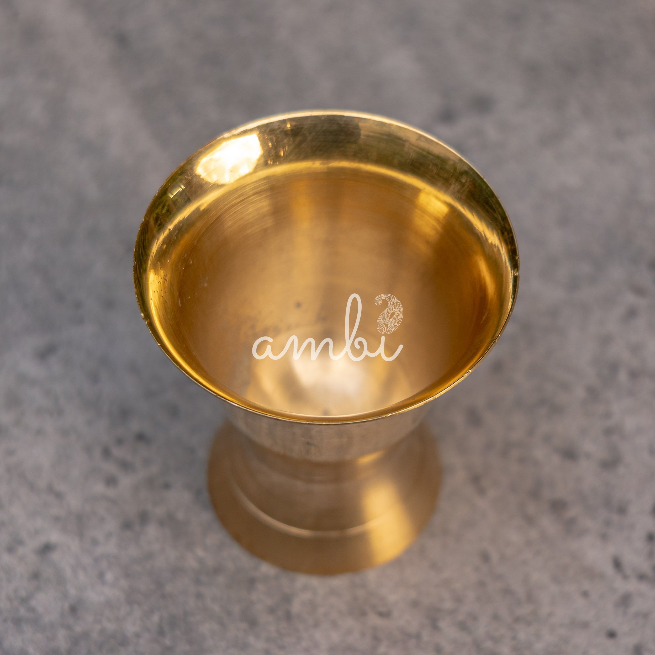 Pure Brass Mini Imam Dasta/Mortar and Pestle Set - For Kesar / Cardamon / Cloves Etc