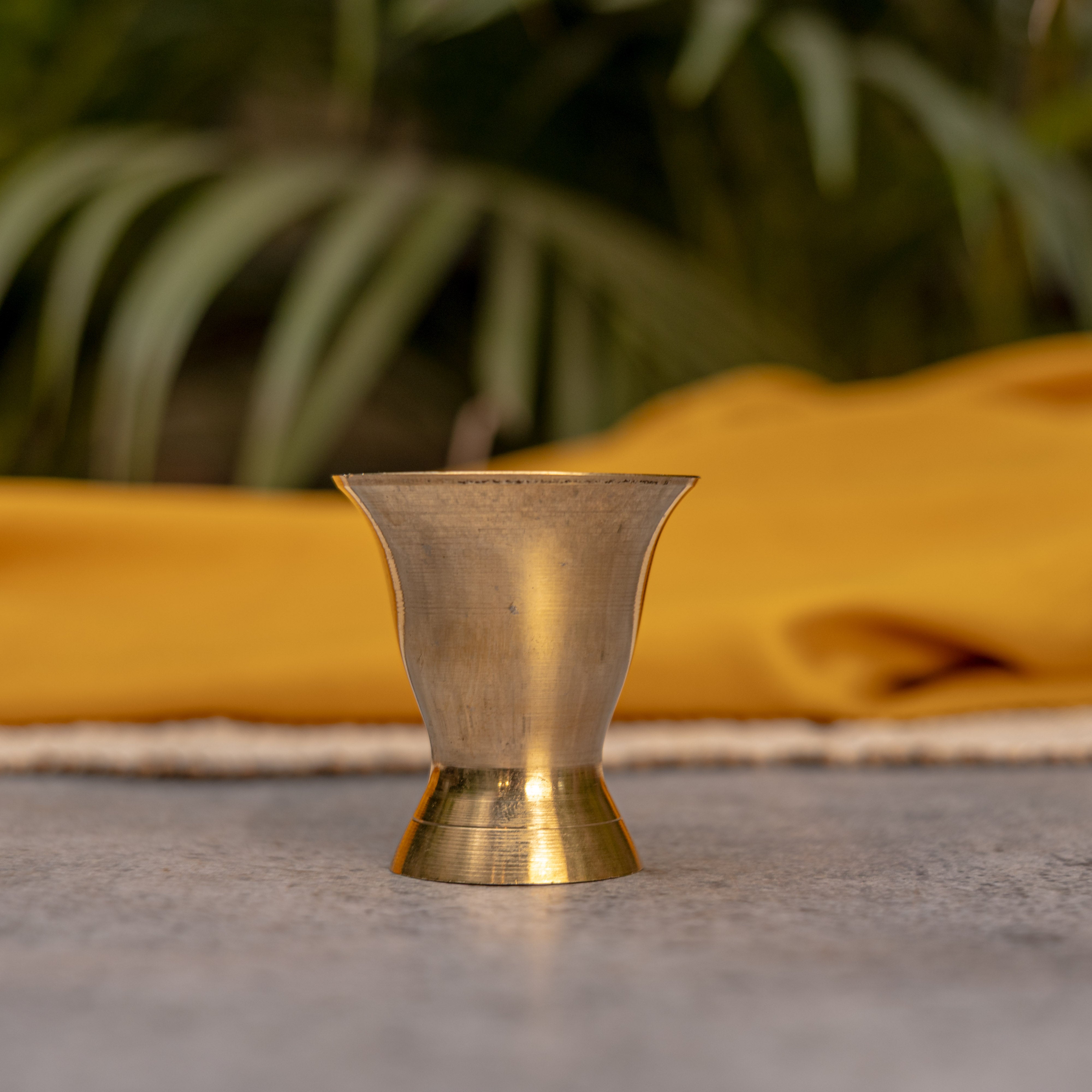 Mini Brass Shot Glasses - Set of 2