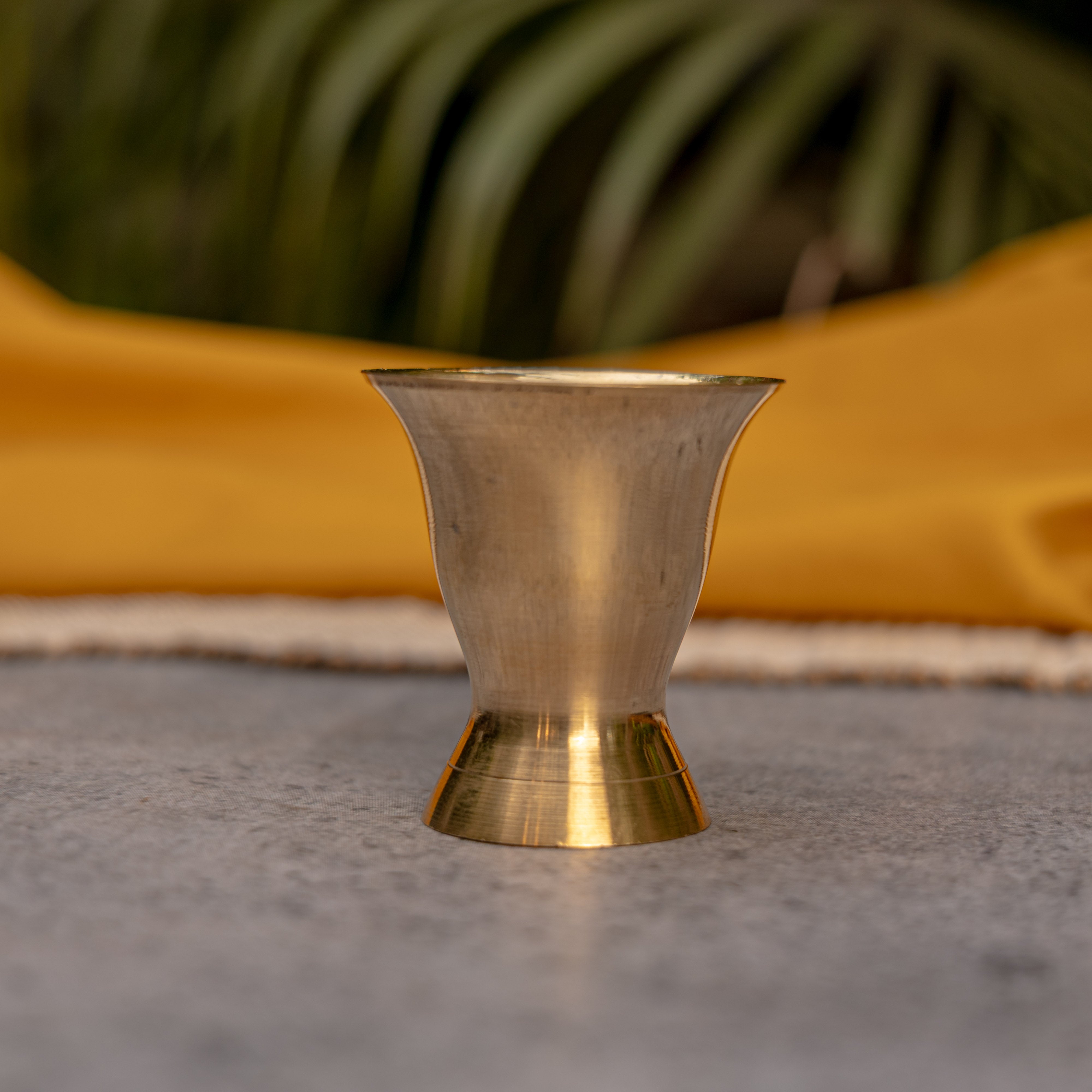 Mini Brass Shot Glasses - Set of 2
