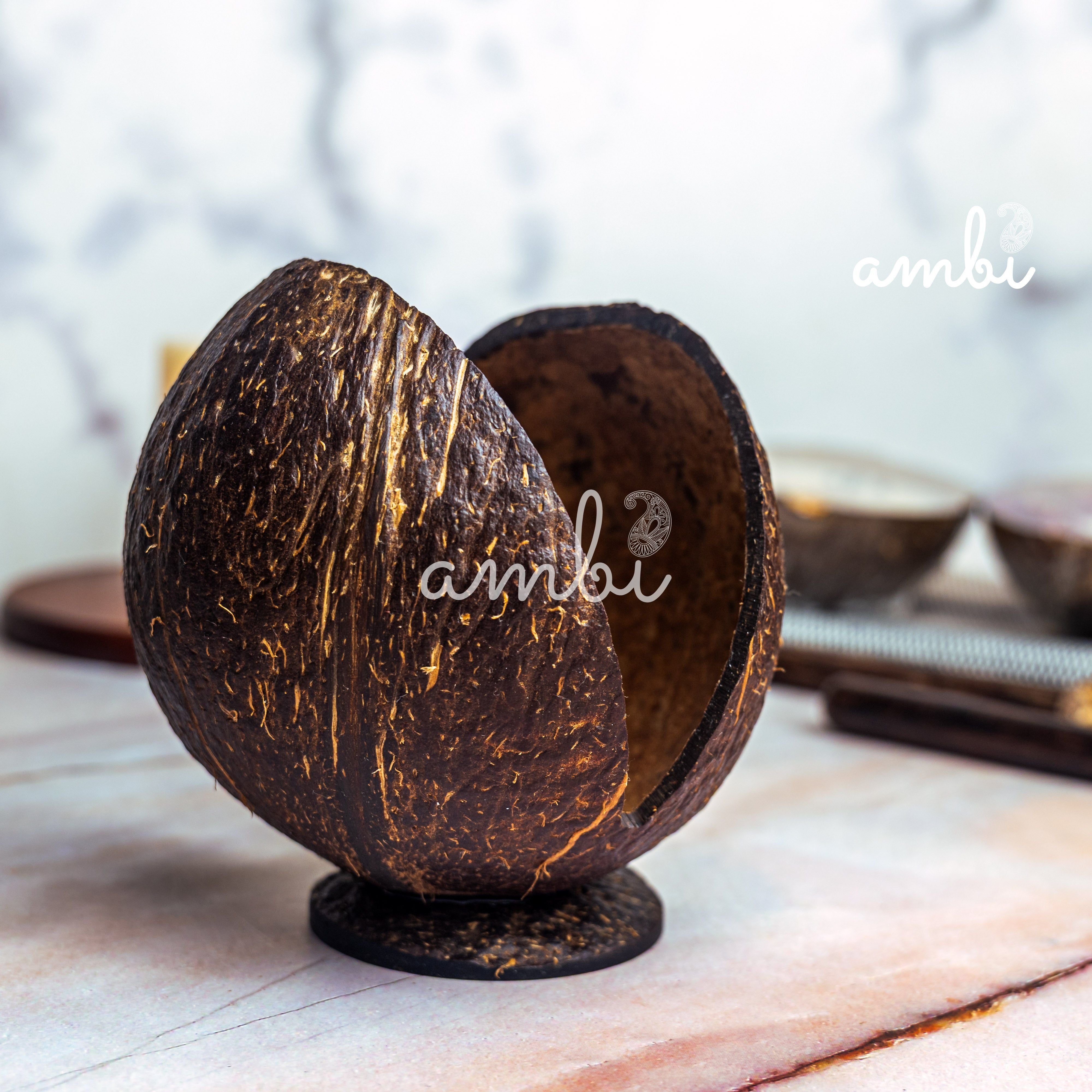 Coconut Shell Tissue Paper Holder