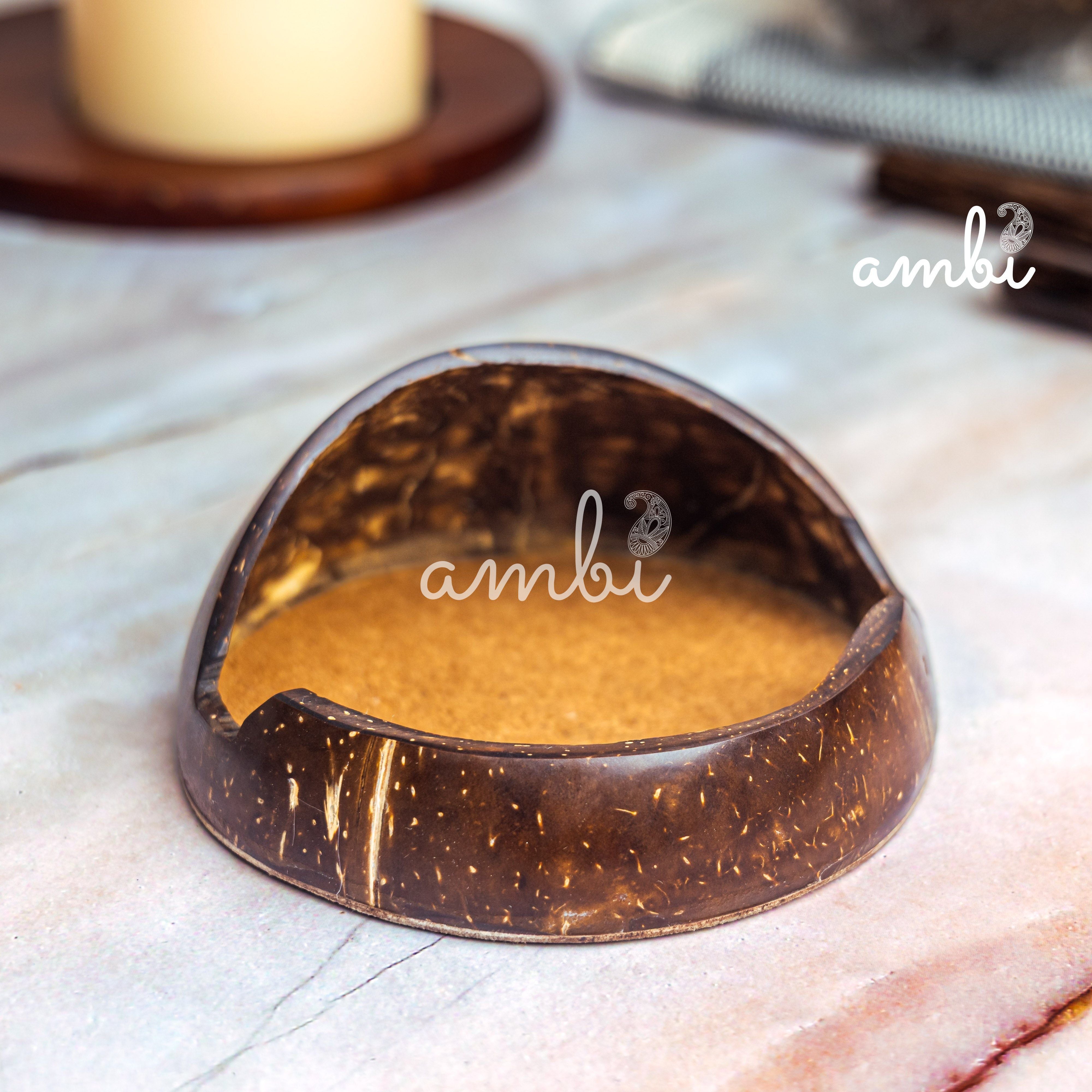 Coconut Shell Mobile Holder/Stand