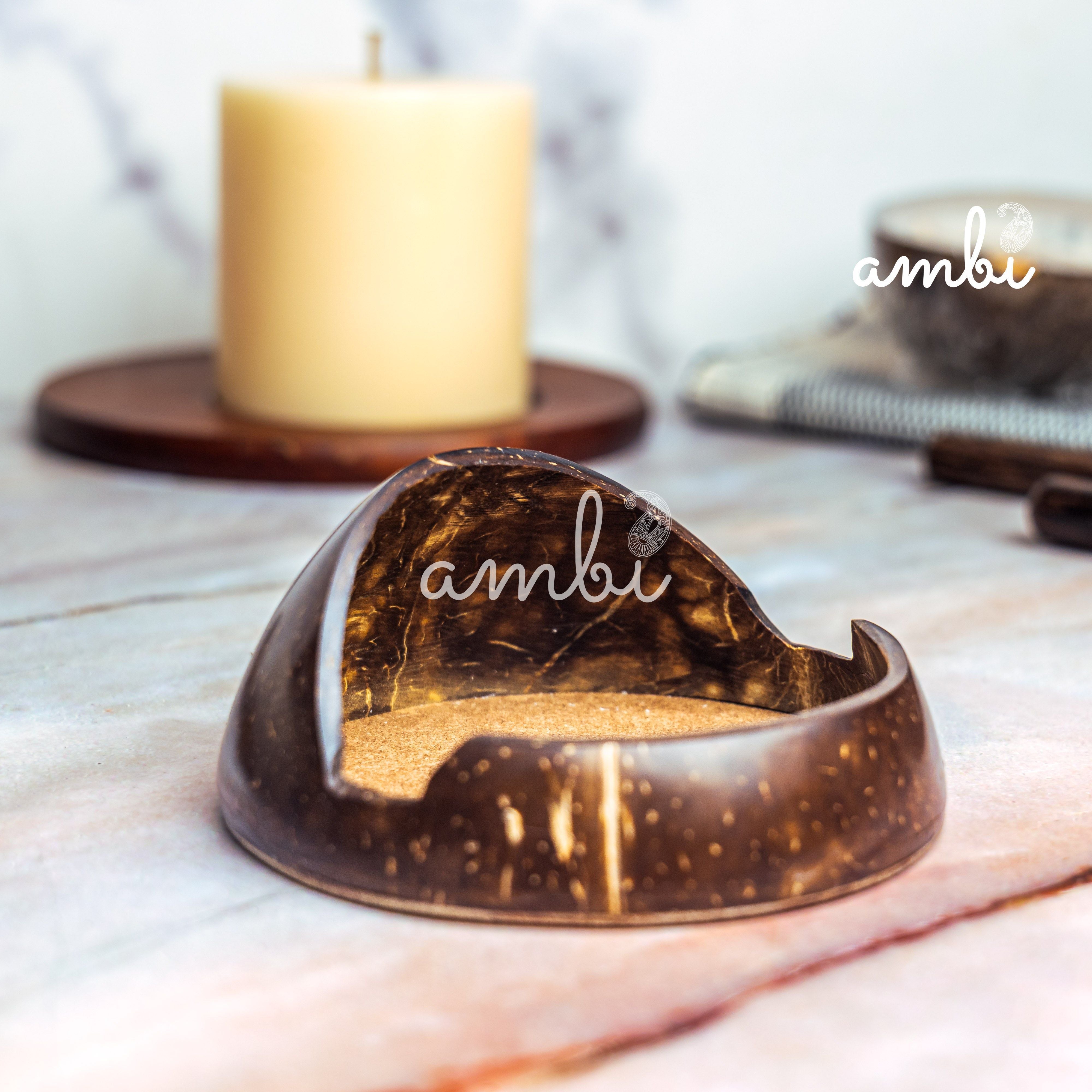 Coconut Shell Mobile Holder/Stand