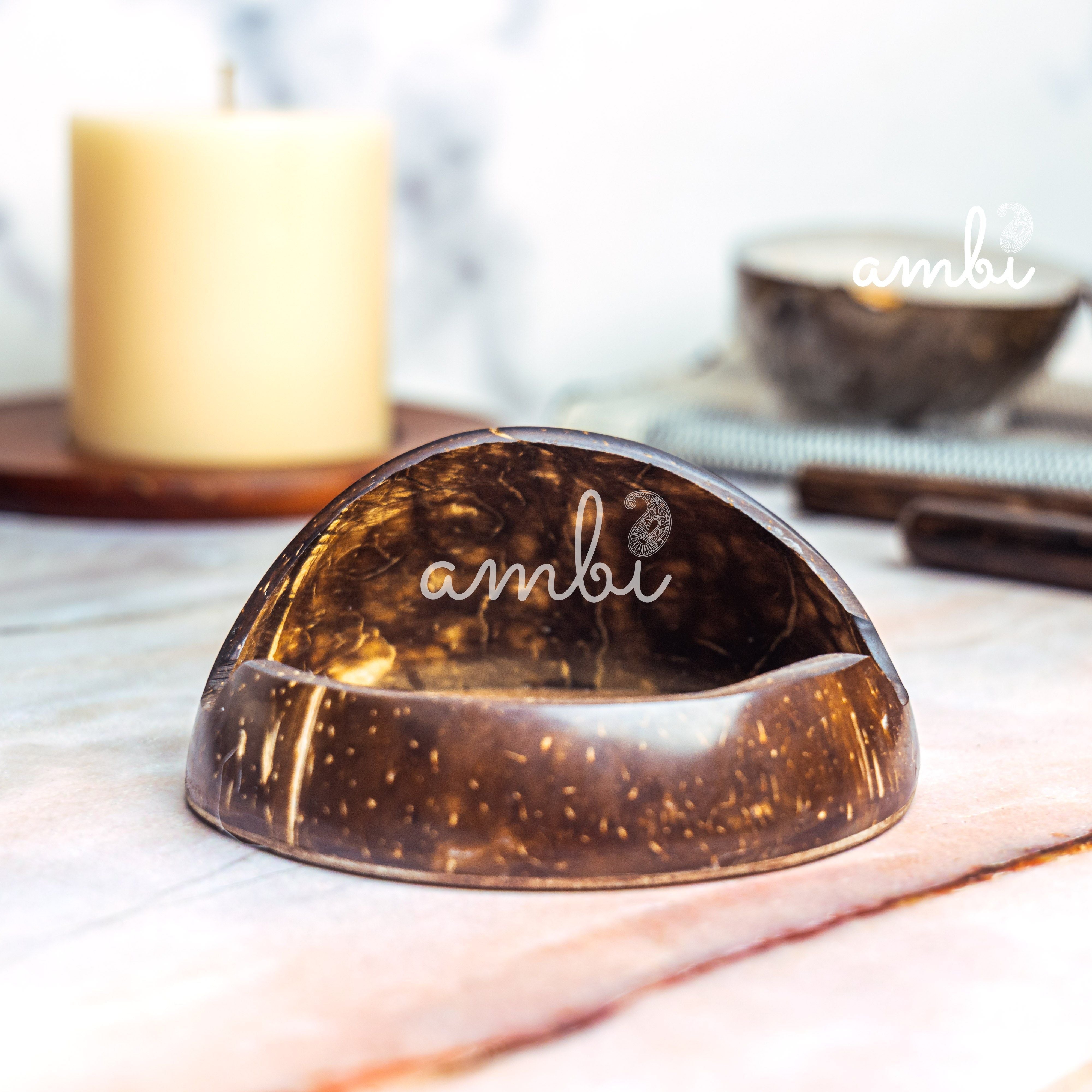 Coconut Shell Mobile Holder/Stand