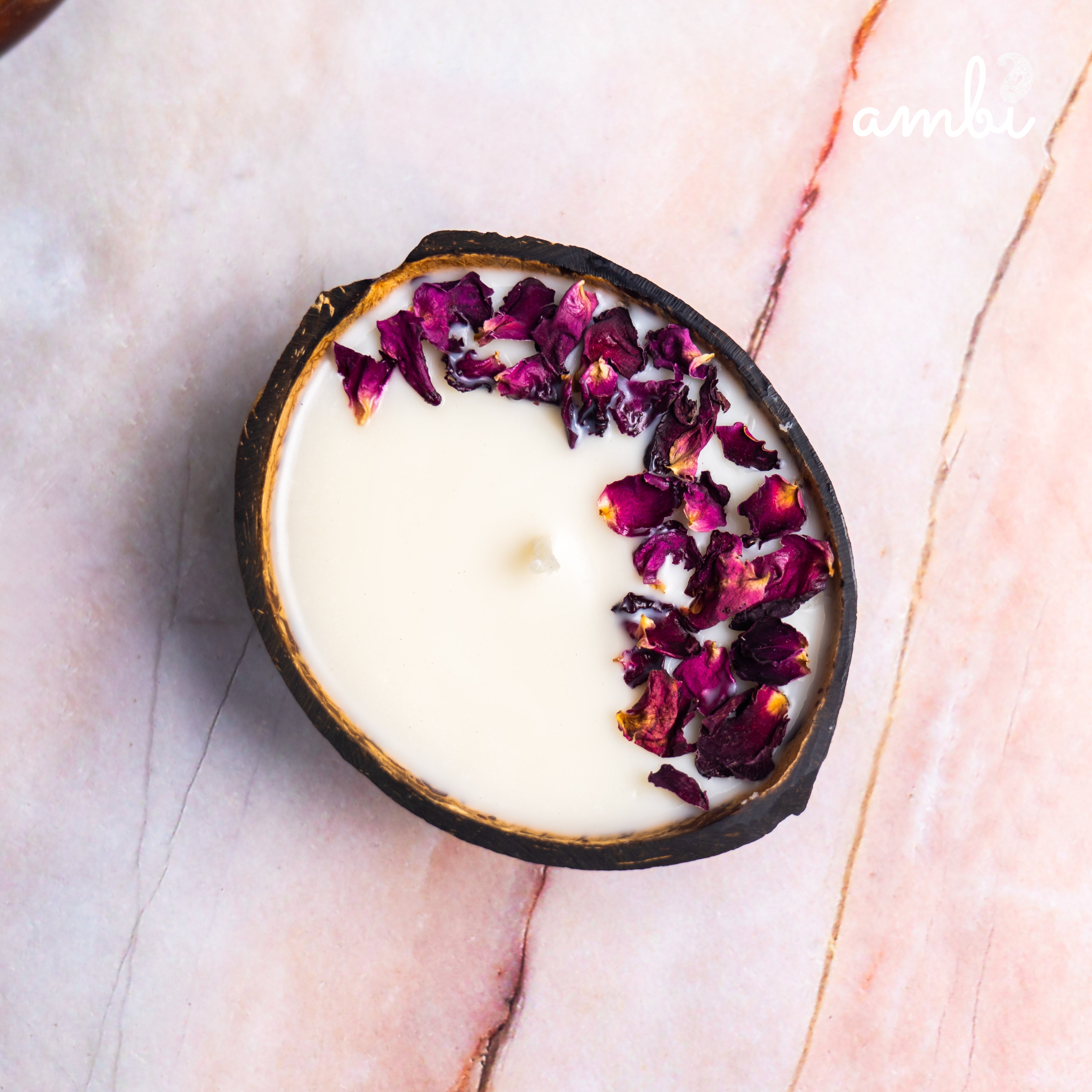 Coconut Shell Scented Candles Gift Set — Box of 3, Eco-Friendly & Handcrafted